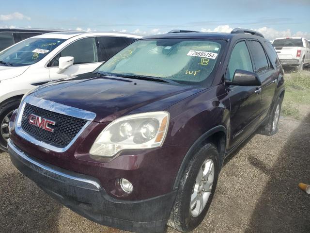 gmc acadia sle 2008 1gker137x8j275699