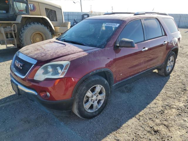 gmc acadia sle 2009 1gker13d49j157509