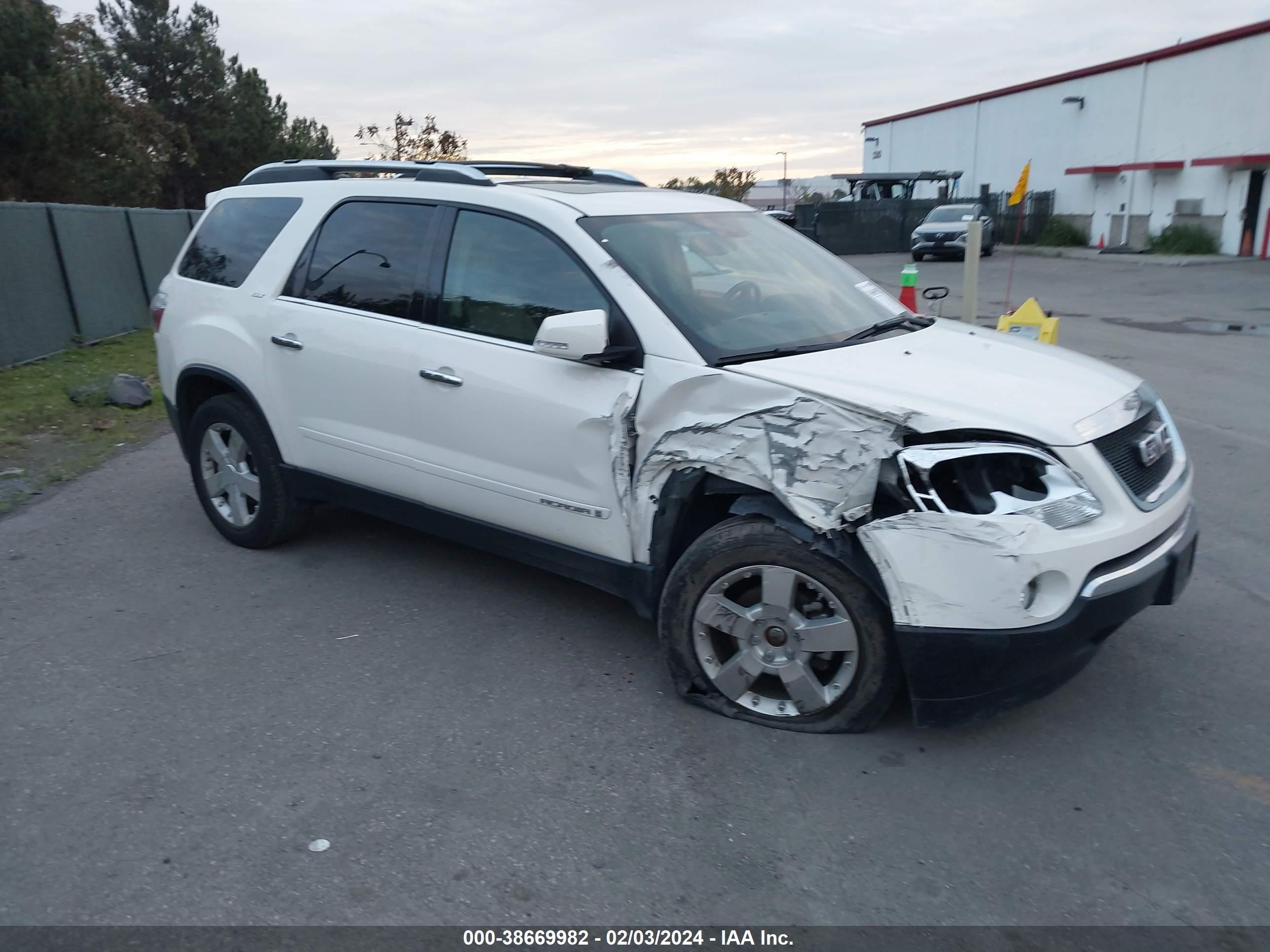 gmc acadia 2008 1gker23708j139281