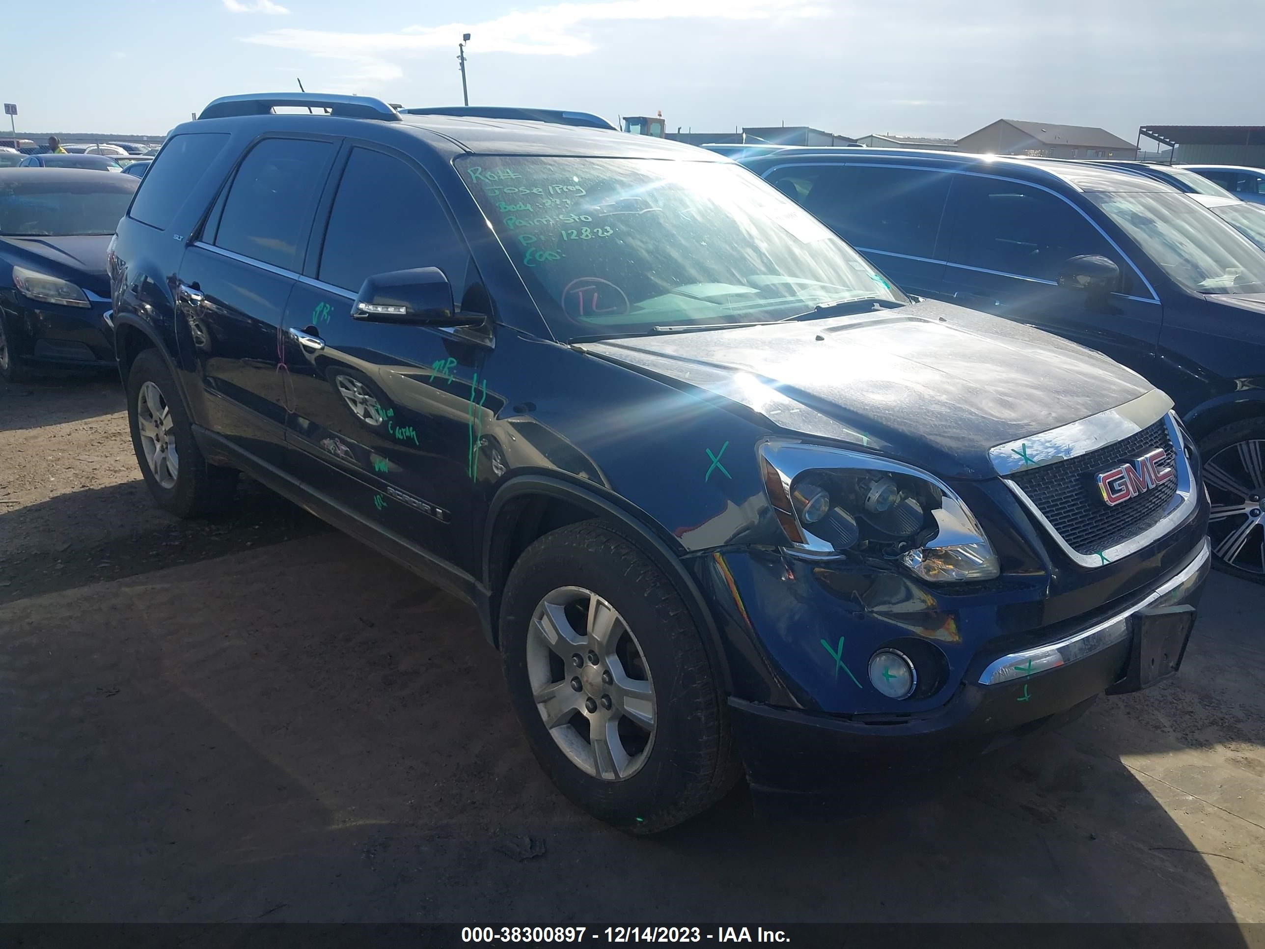 gmc acadia 2007 1gker23727j166660