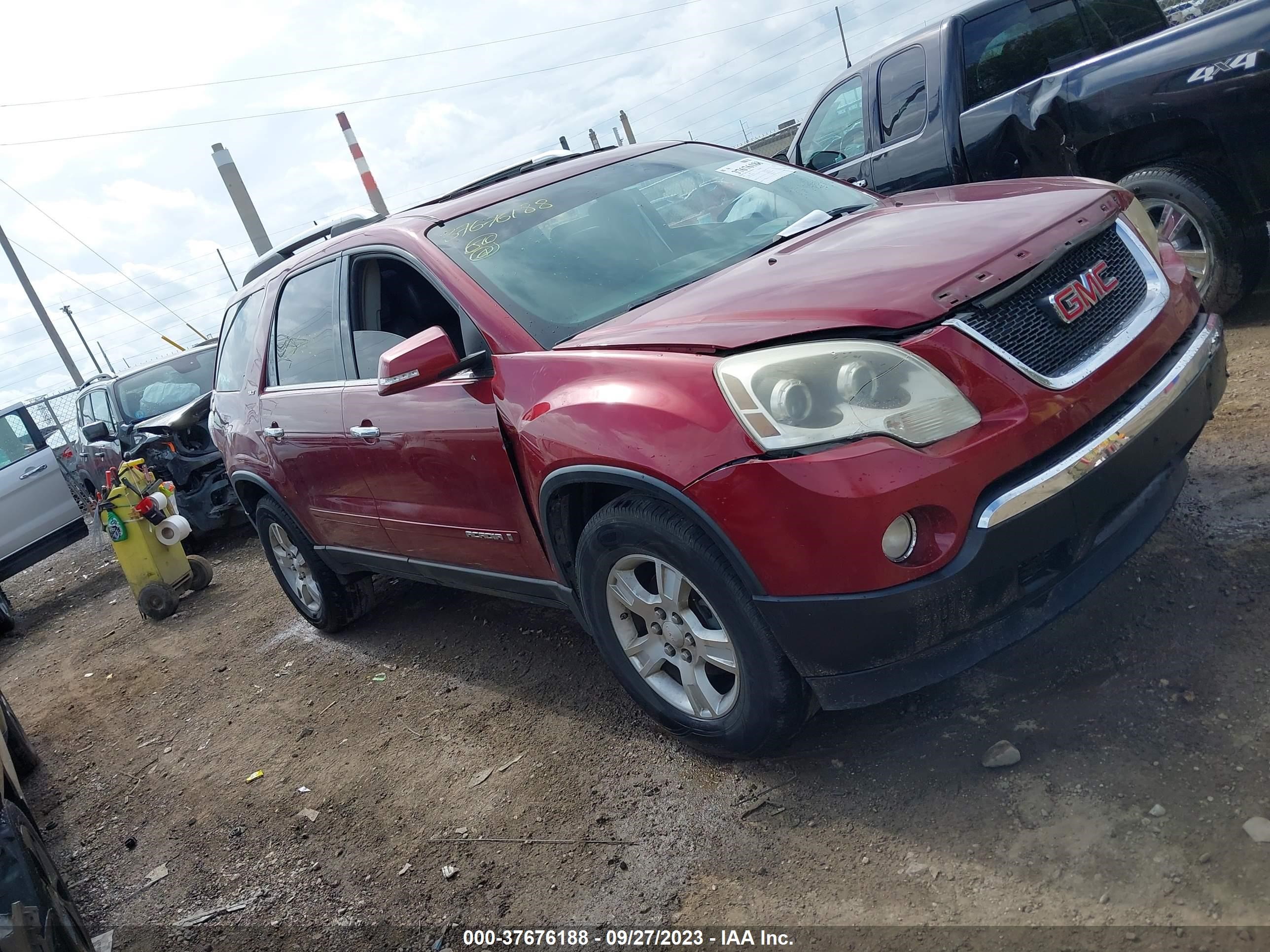 gmc acadia 2008 1gker23738j147553