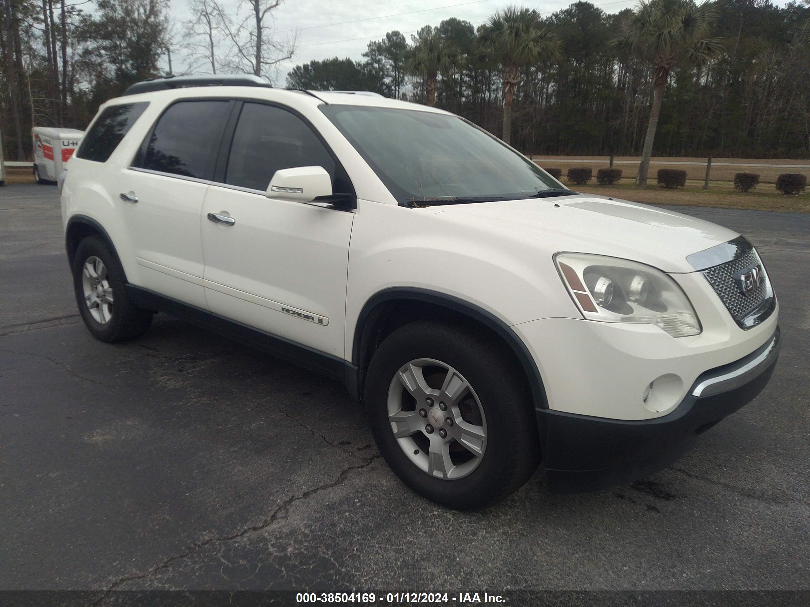 gmc acadia 2007 1gker23747j130288