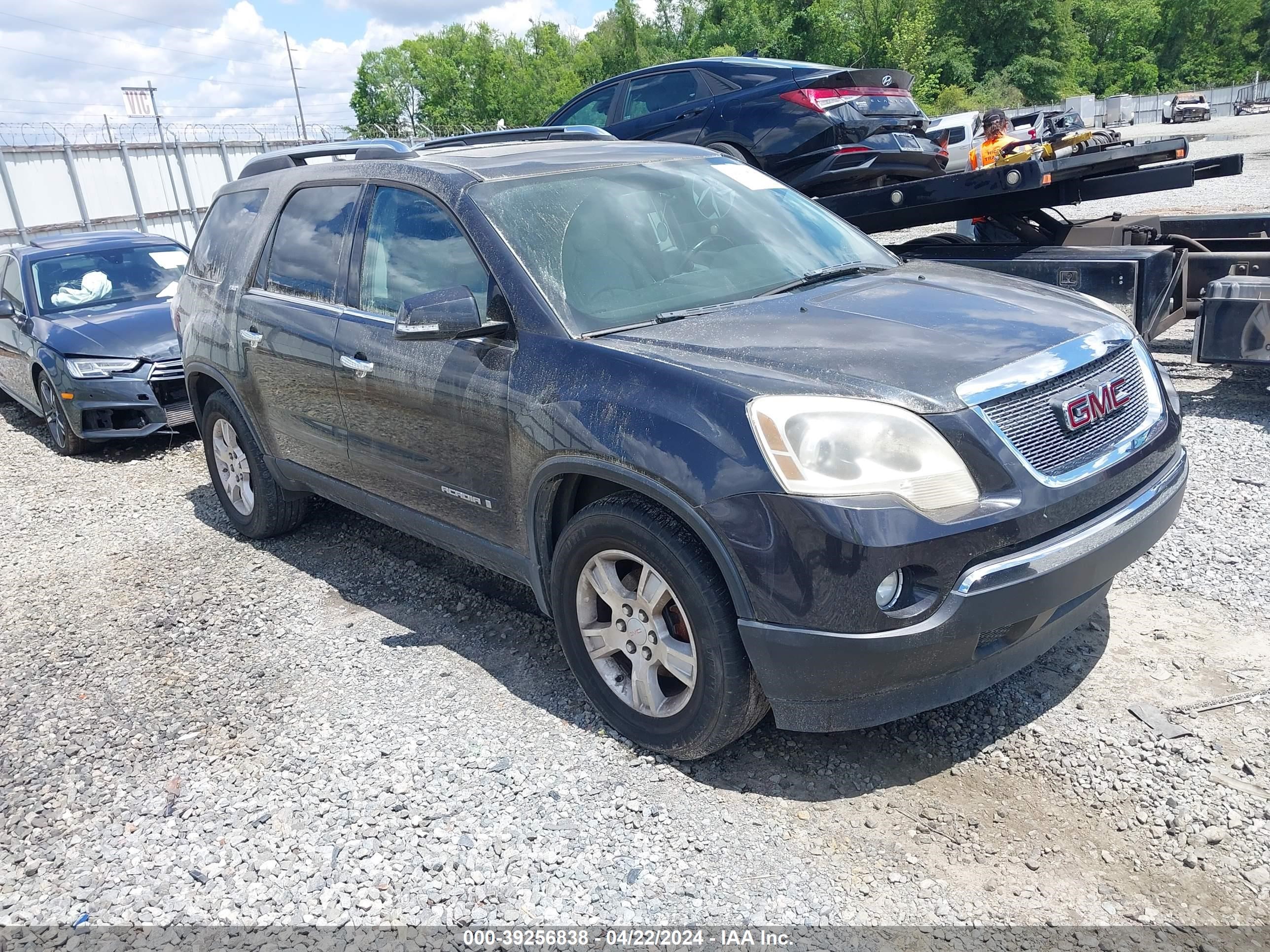 gmc acadia 2007 1gker23777j126980