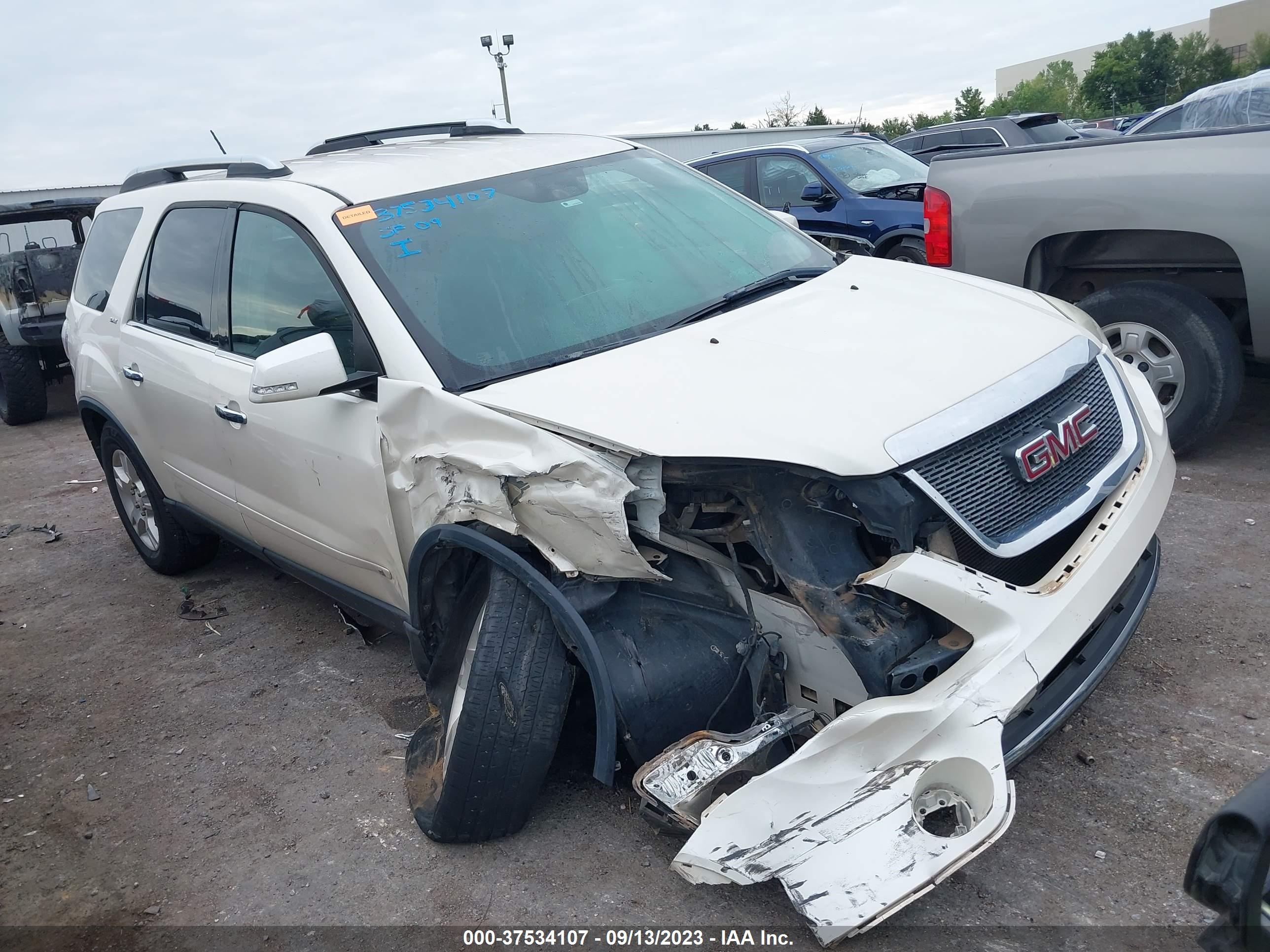 gmc acadia 2009 1gker23d69j170025