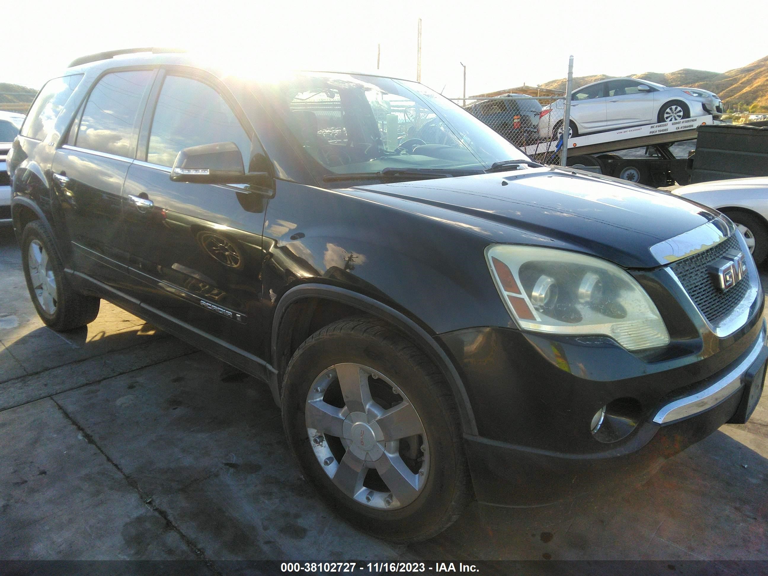 gmc acadia 2007 1gker33777j137158