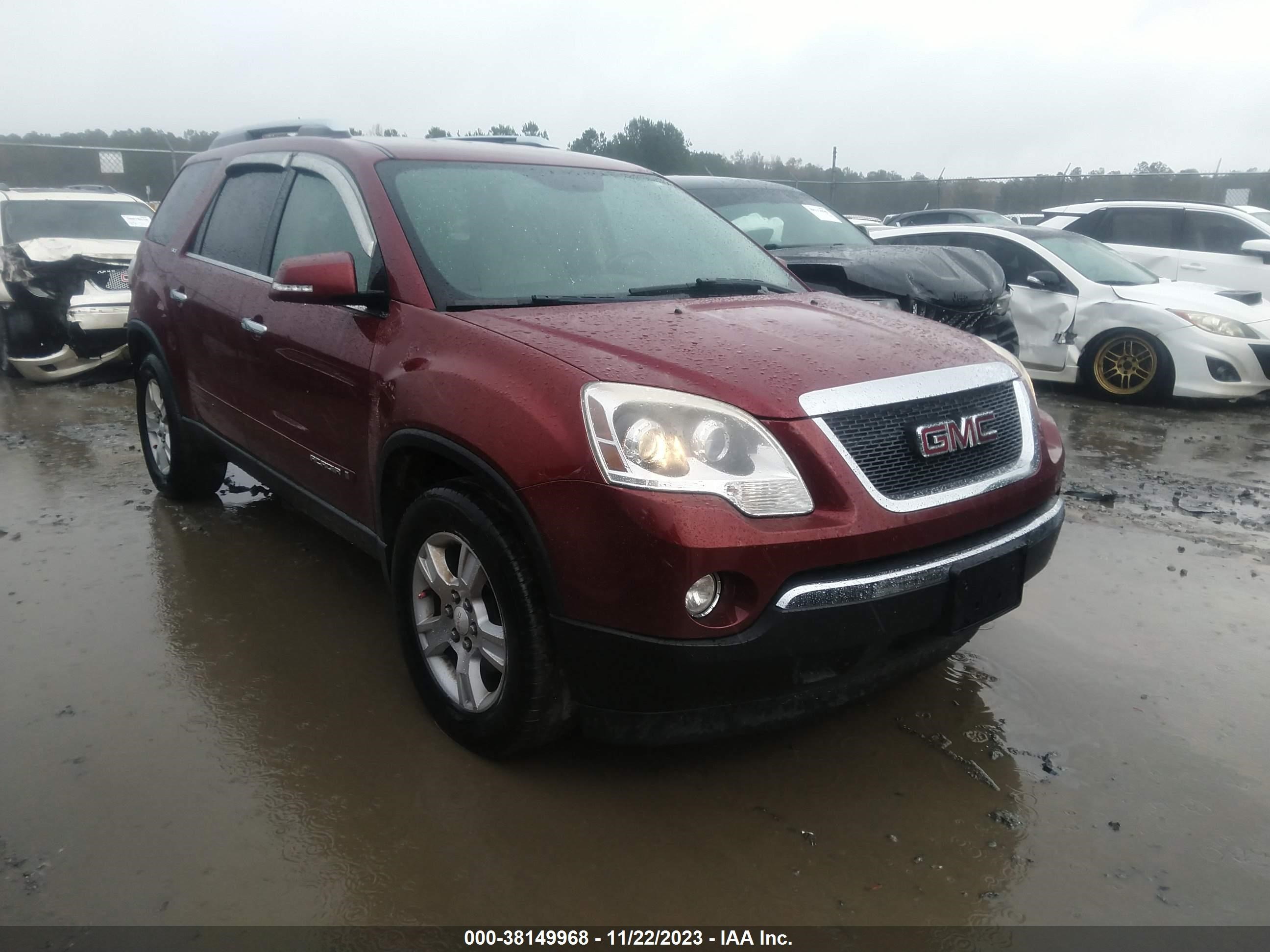 gmc acadia 2007 1gker33787j173554