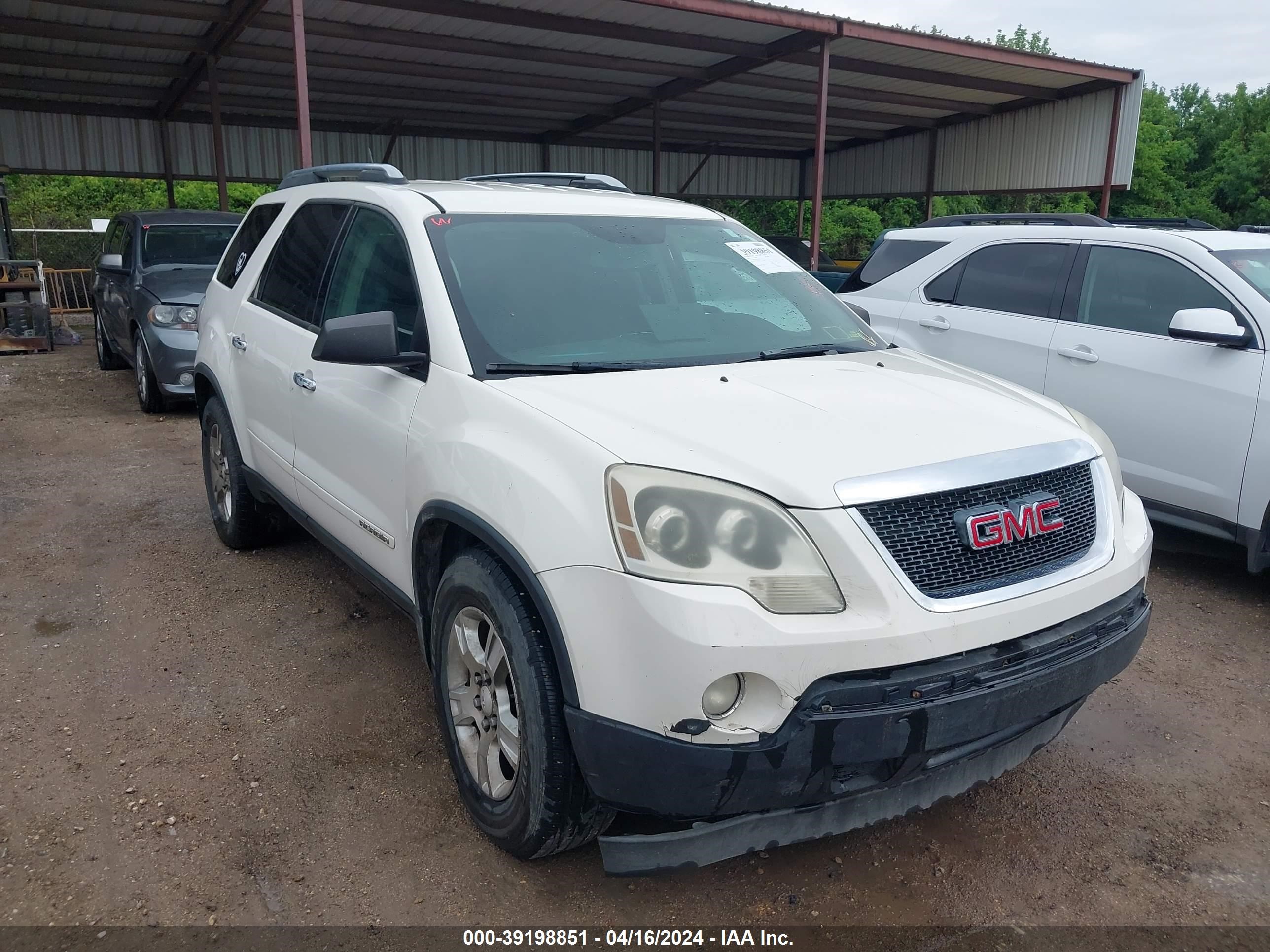 gmc acadia 2008 1gkev13718j300520