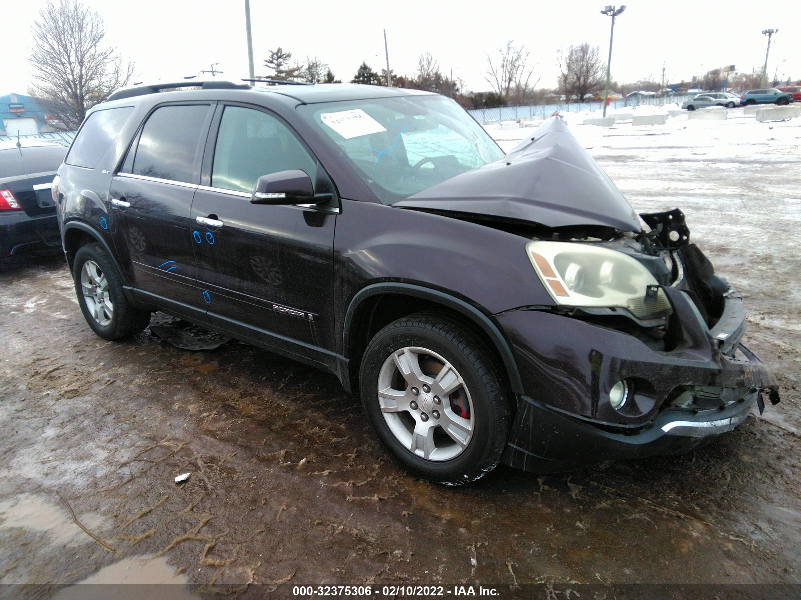 gmc acadia 2008 1gkev23748j122012