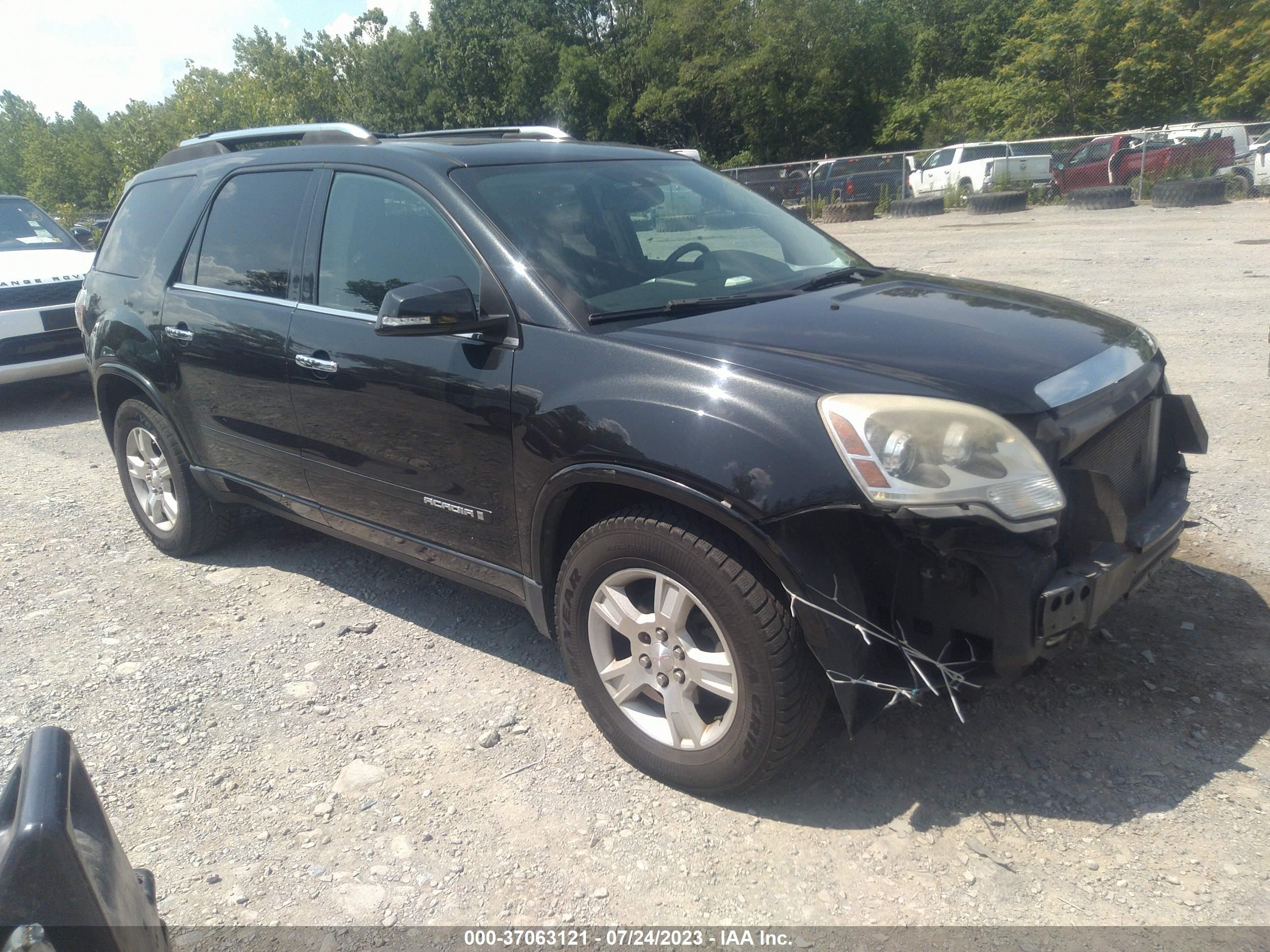 gmc acadia 2008 1gkev237x8j146198