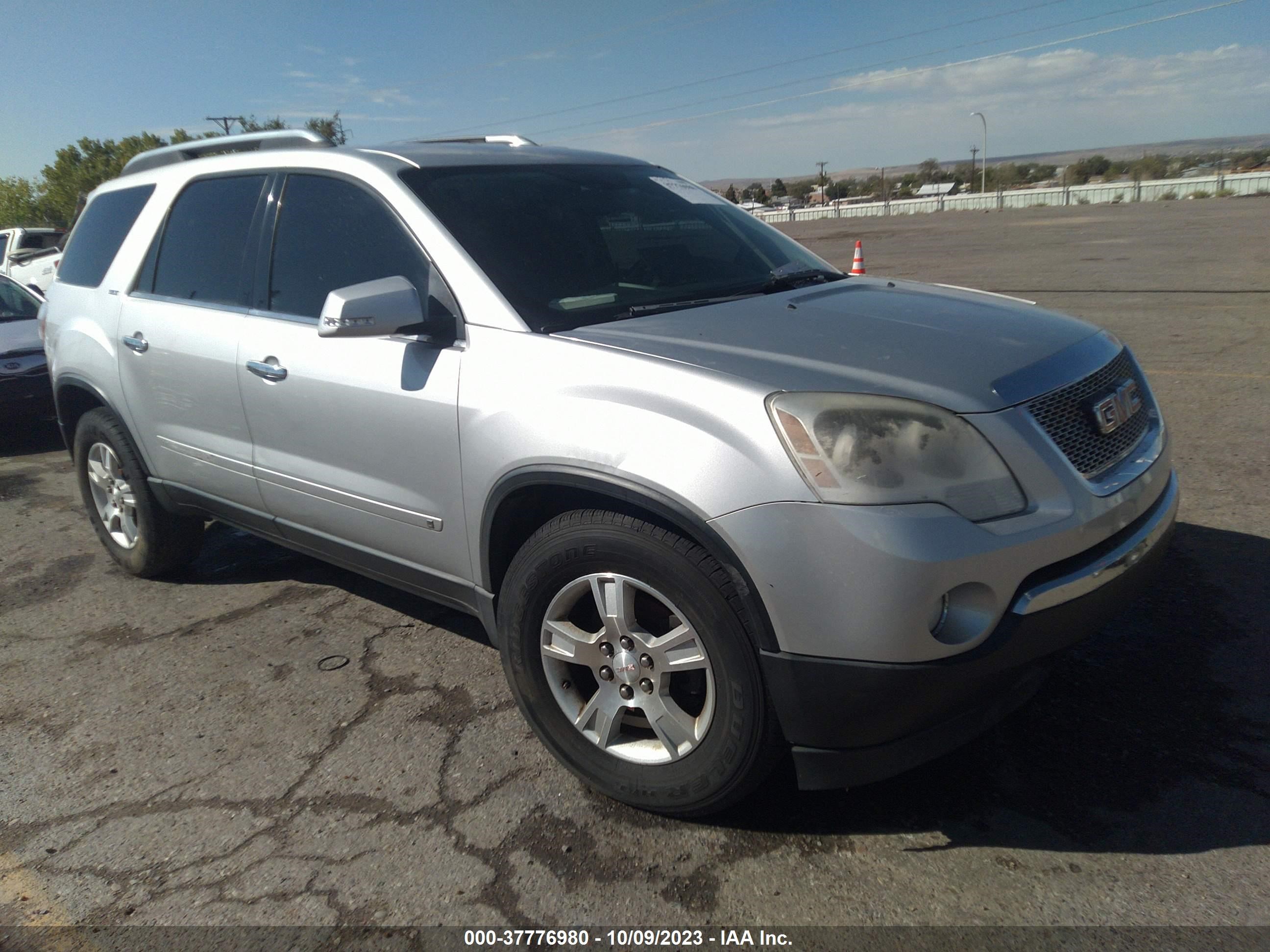 gmc acadia 2009 1gkev23d09j211468