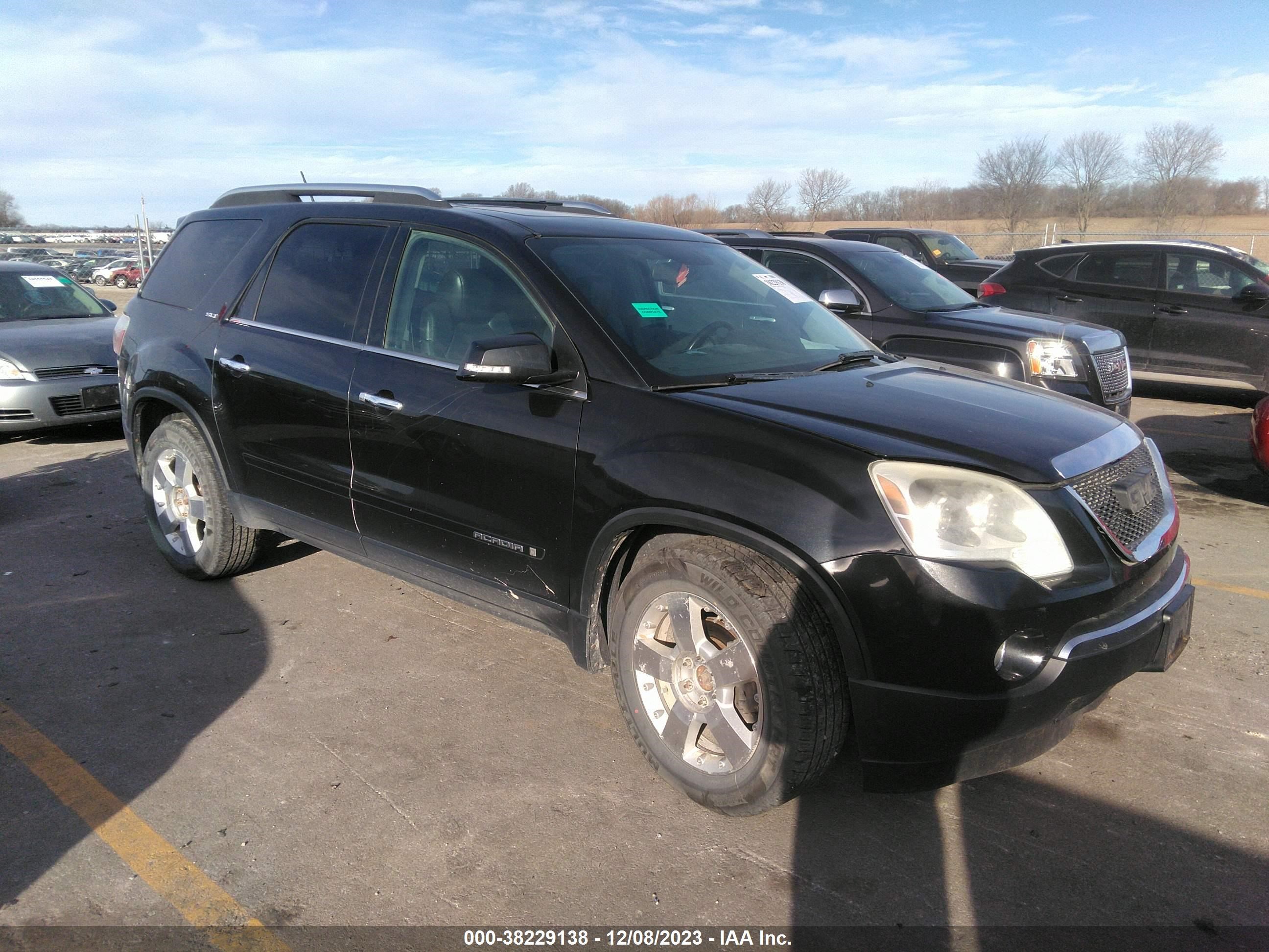 gmc acadia 2008 1gkev33718j124967