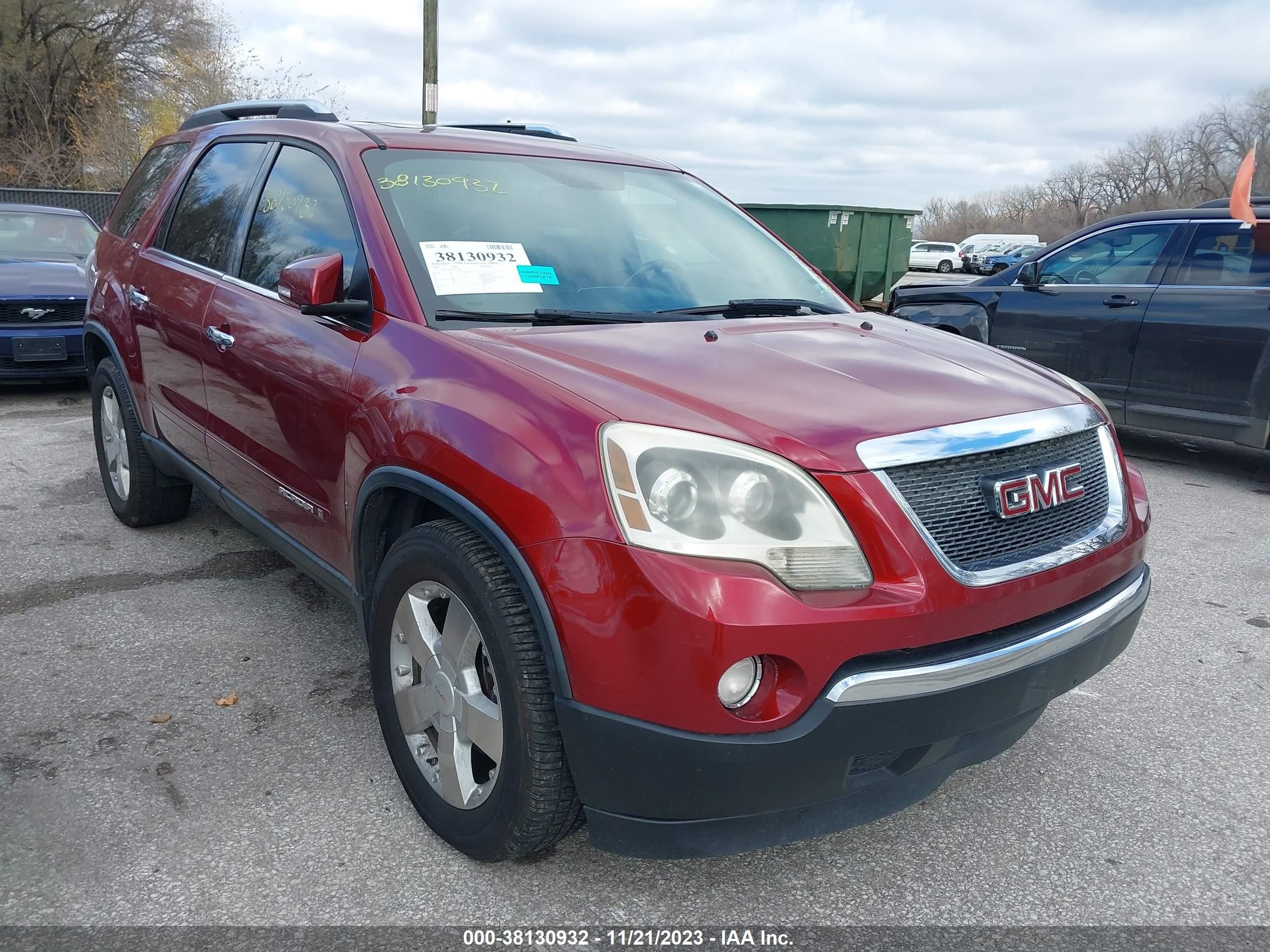 gmc acadia 2008 1gkev33788j220031