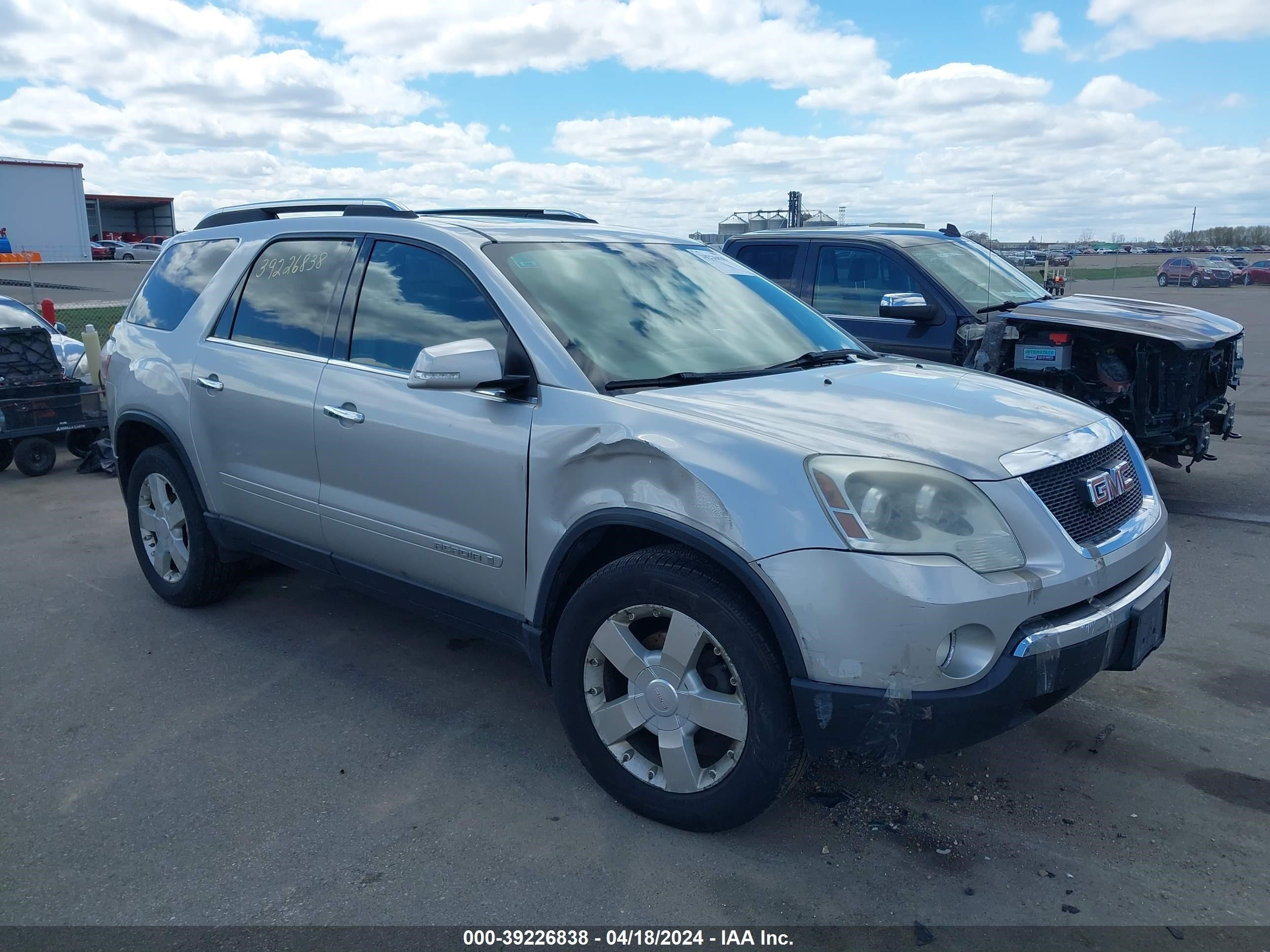 gmc acadia 2008 1gkev33798j270145