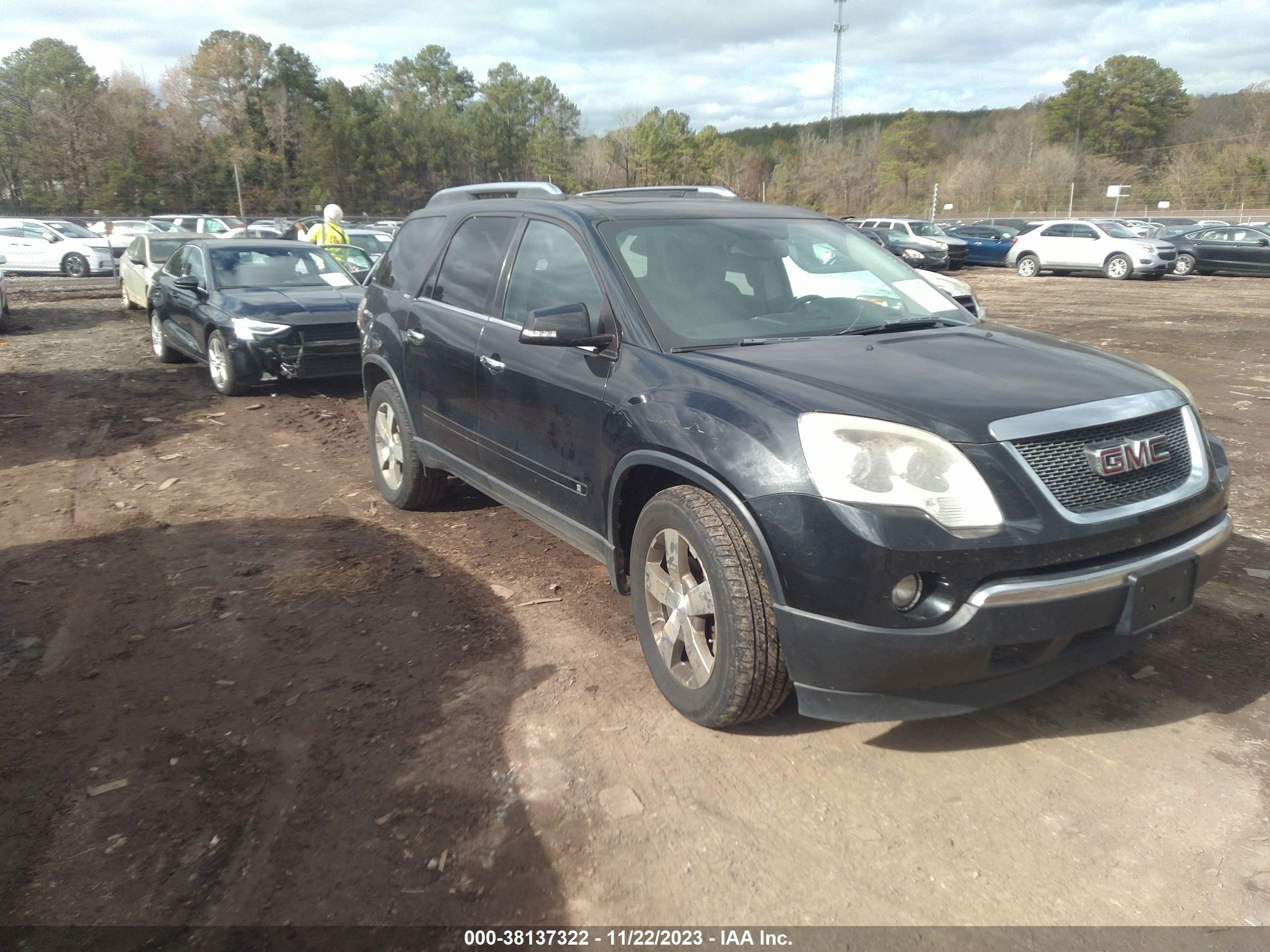 gmc acadia 2009 1gkev33d09j117340