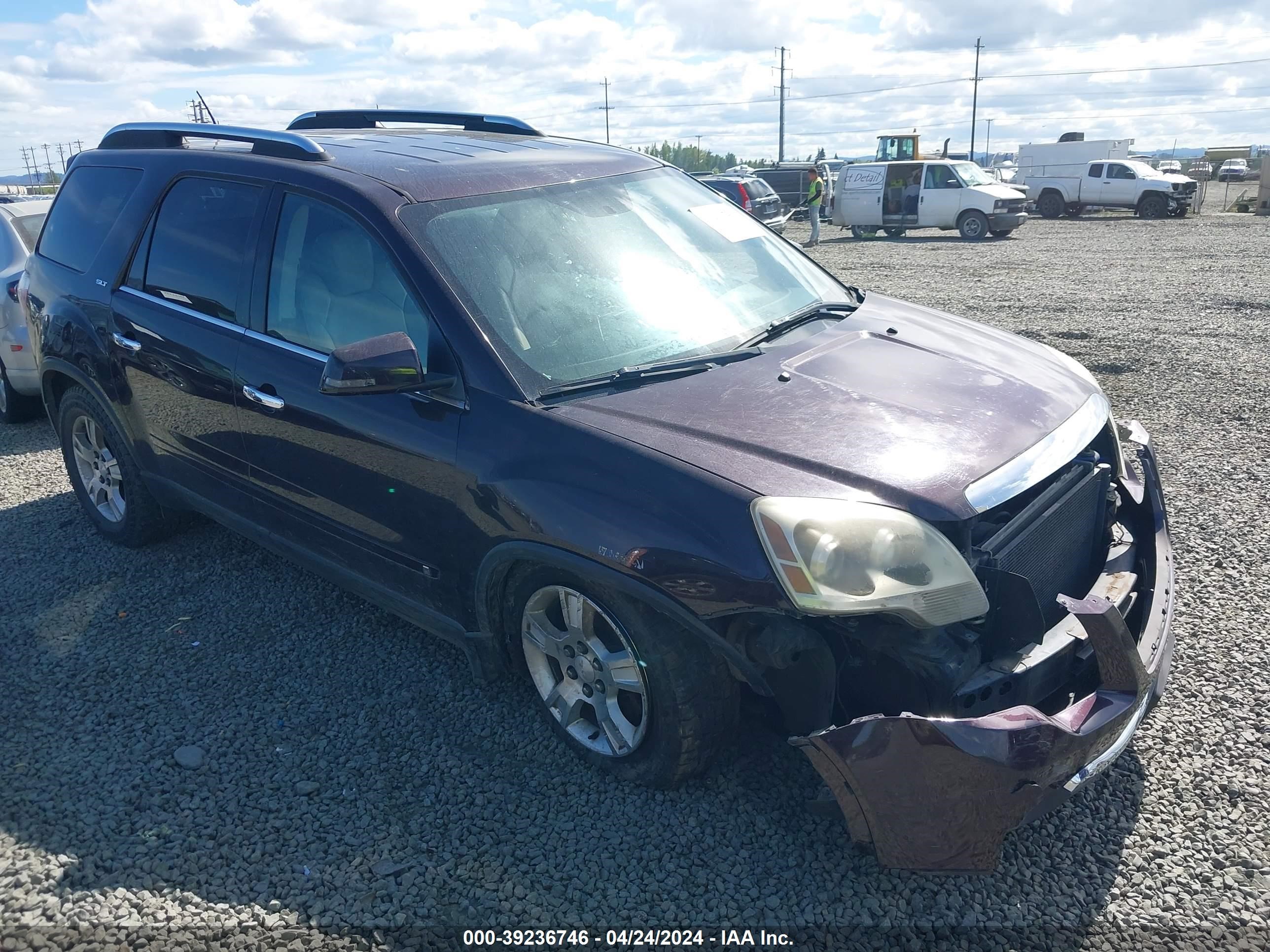 gmc acadia 2009 1gkev33d39j126274