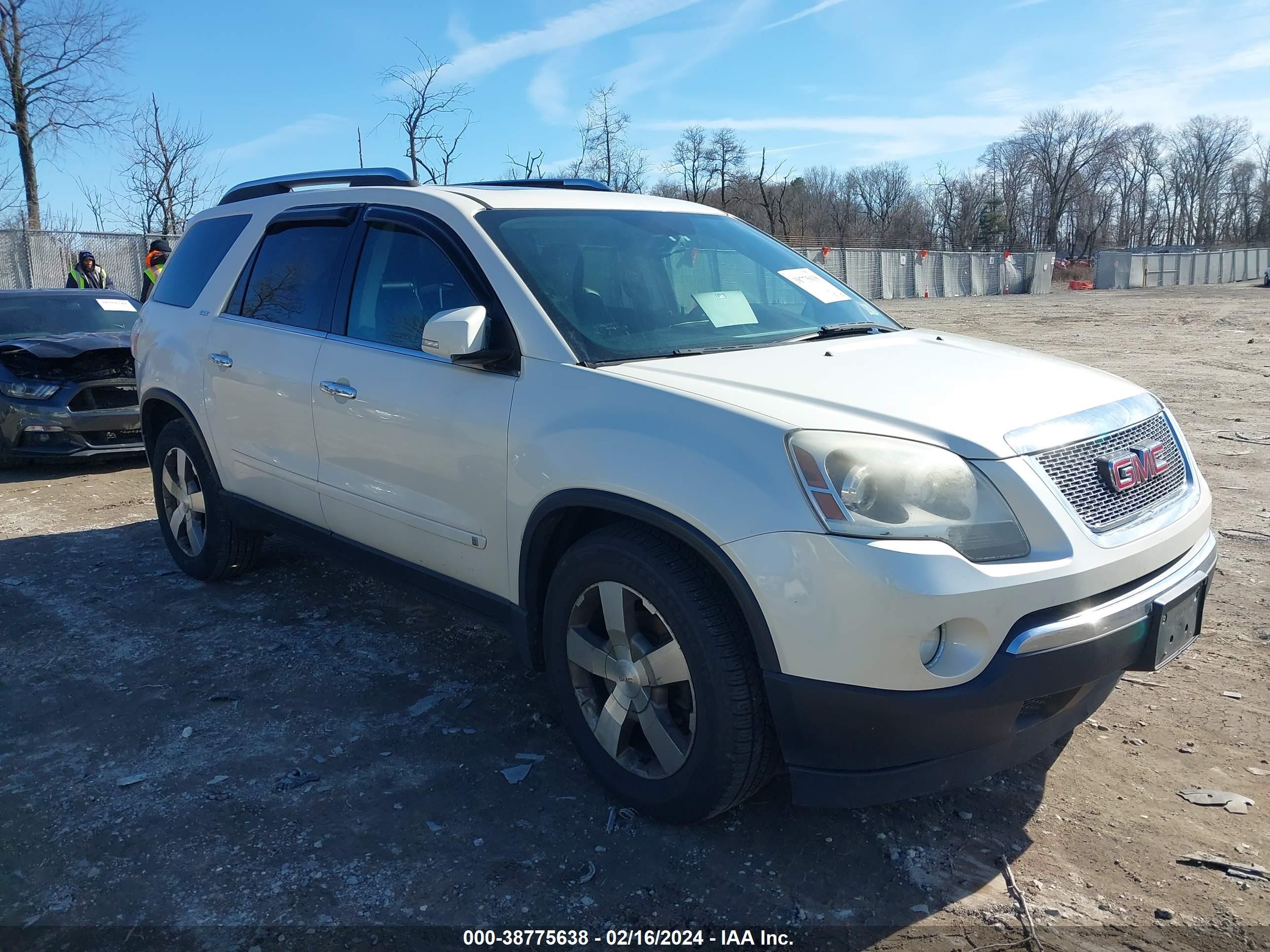 gmc acadia 2009 1gkev33d99j121404