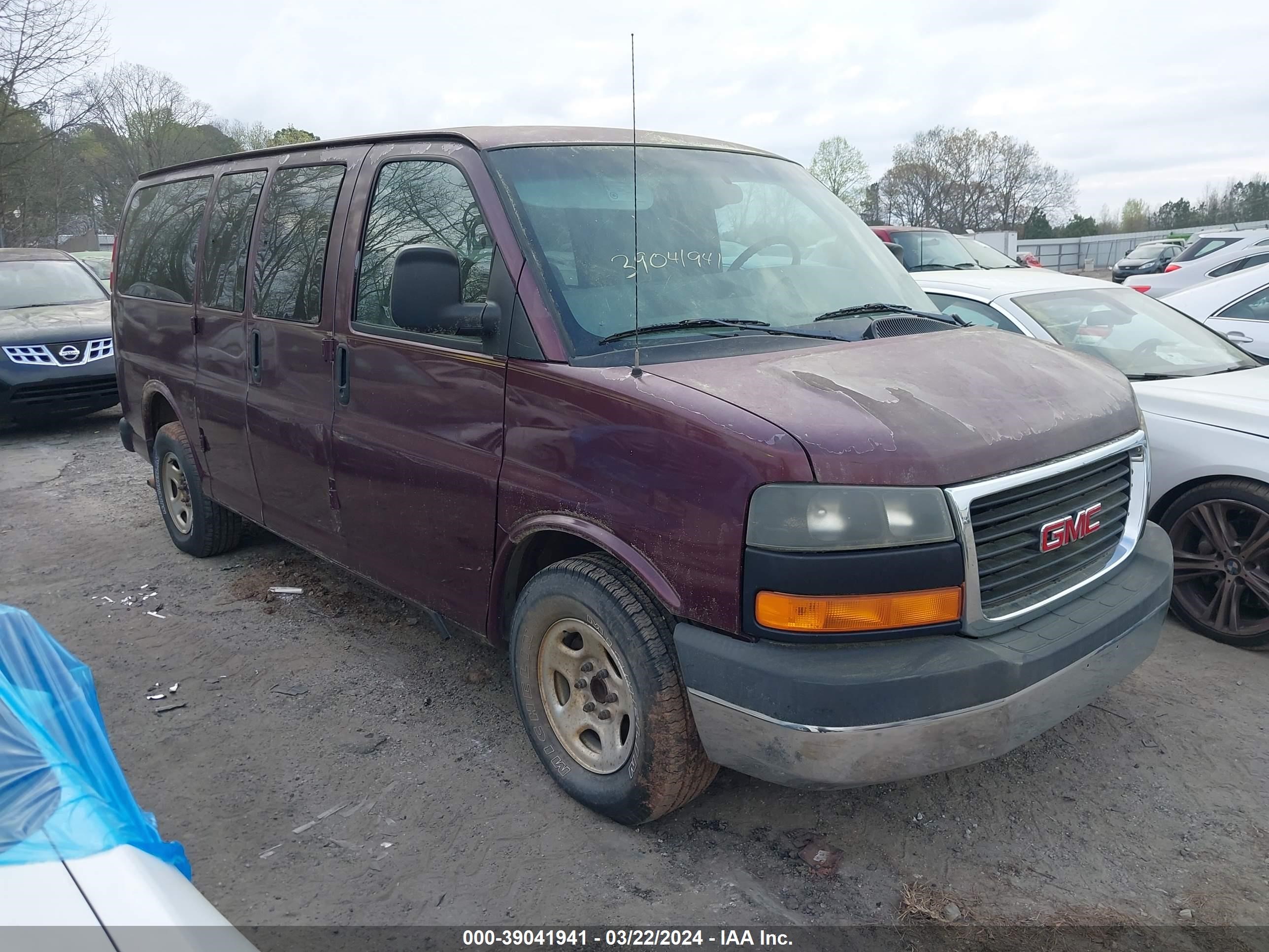 gmc savana 2003 1gkfg15t631114280