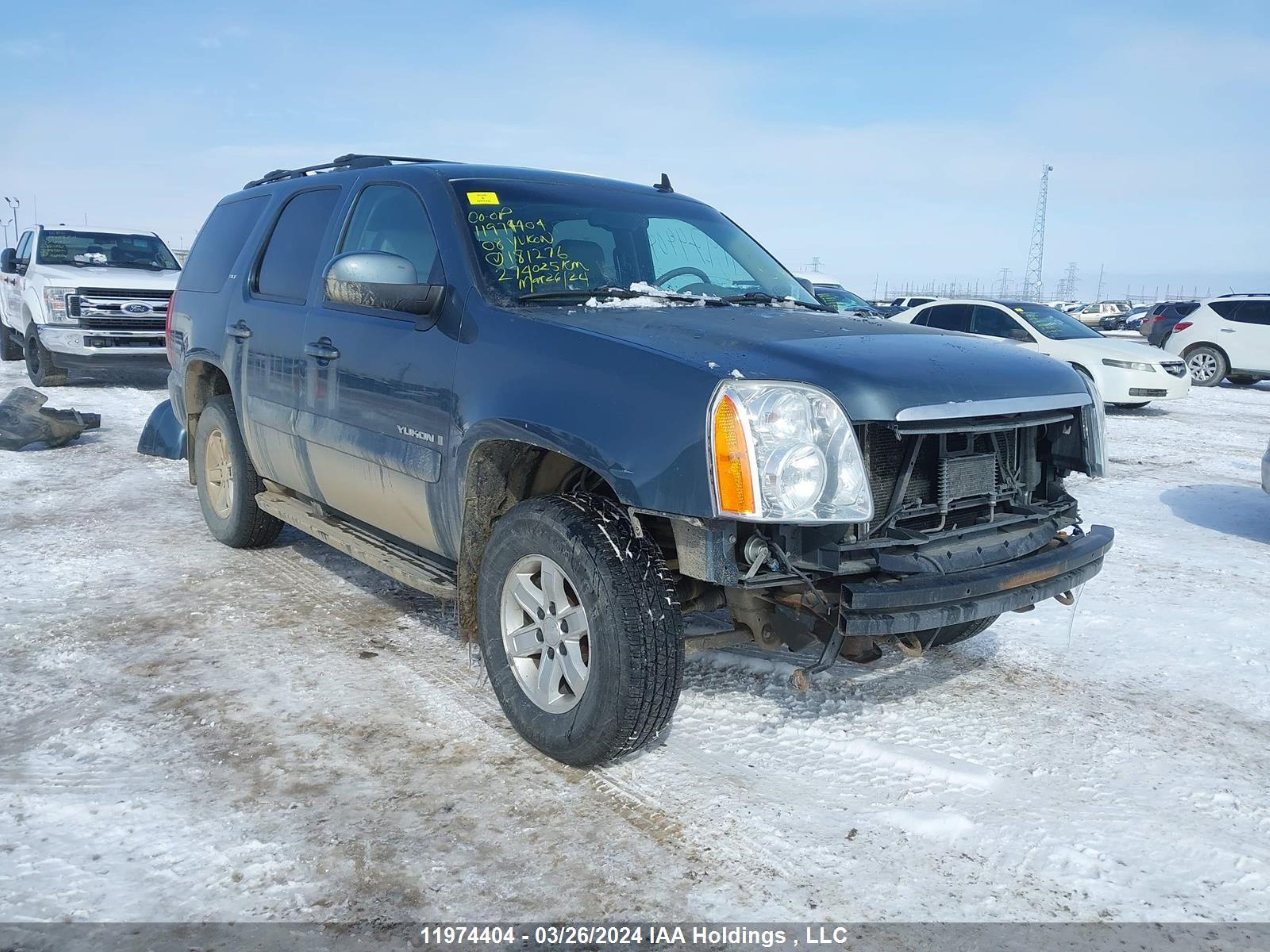 gmc yukon 2008 1gkfk13008j181276