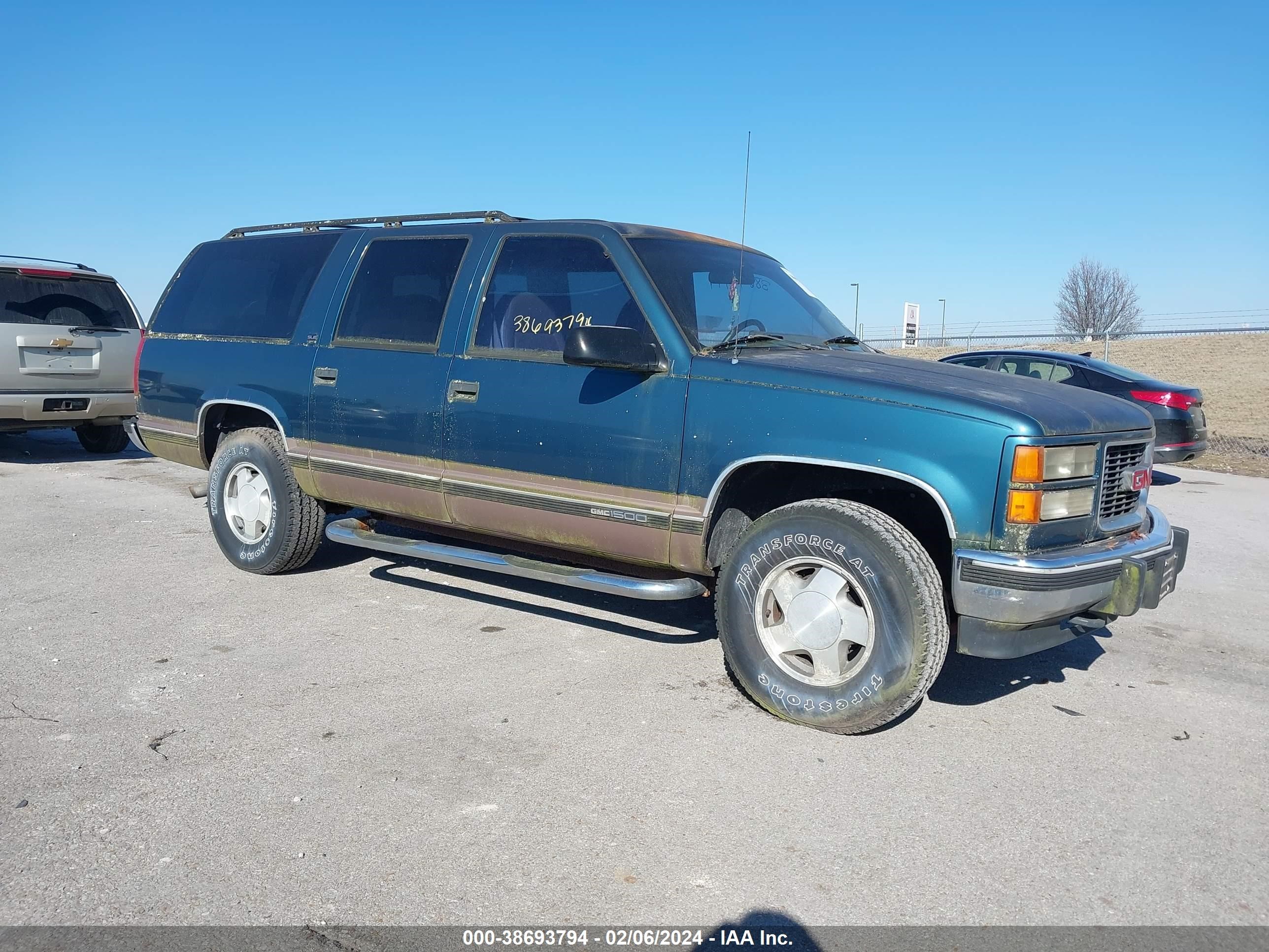 gmc suburban 1994 1gkfk16k0rj762338