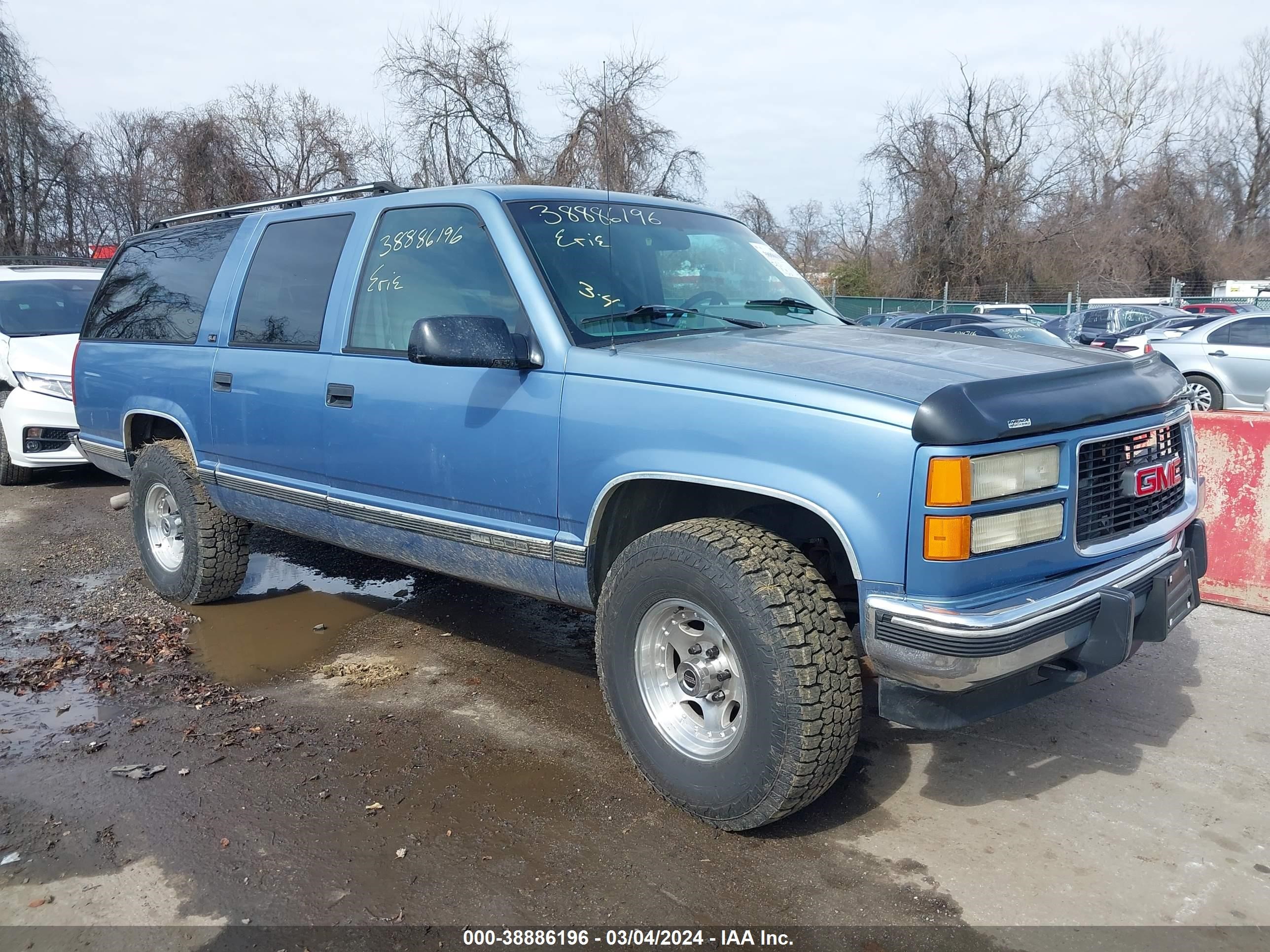 gmc suburban 1994 1gkfk16k5rj762948