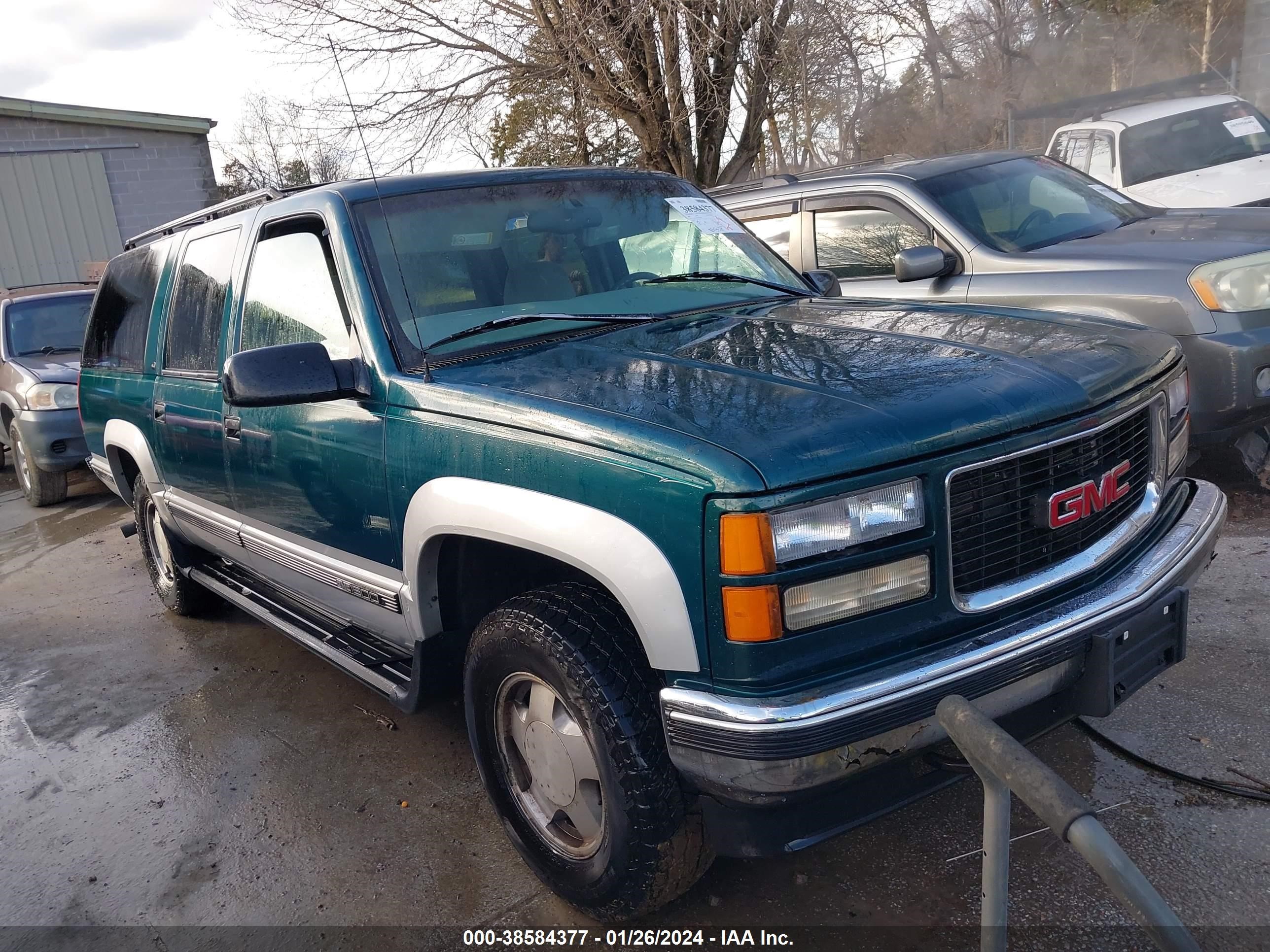 gmc suburban 1997 1gkfk16r2vj758184