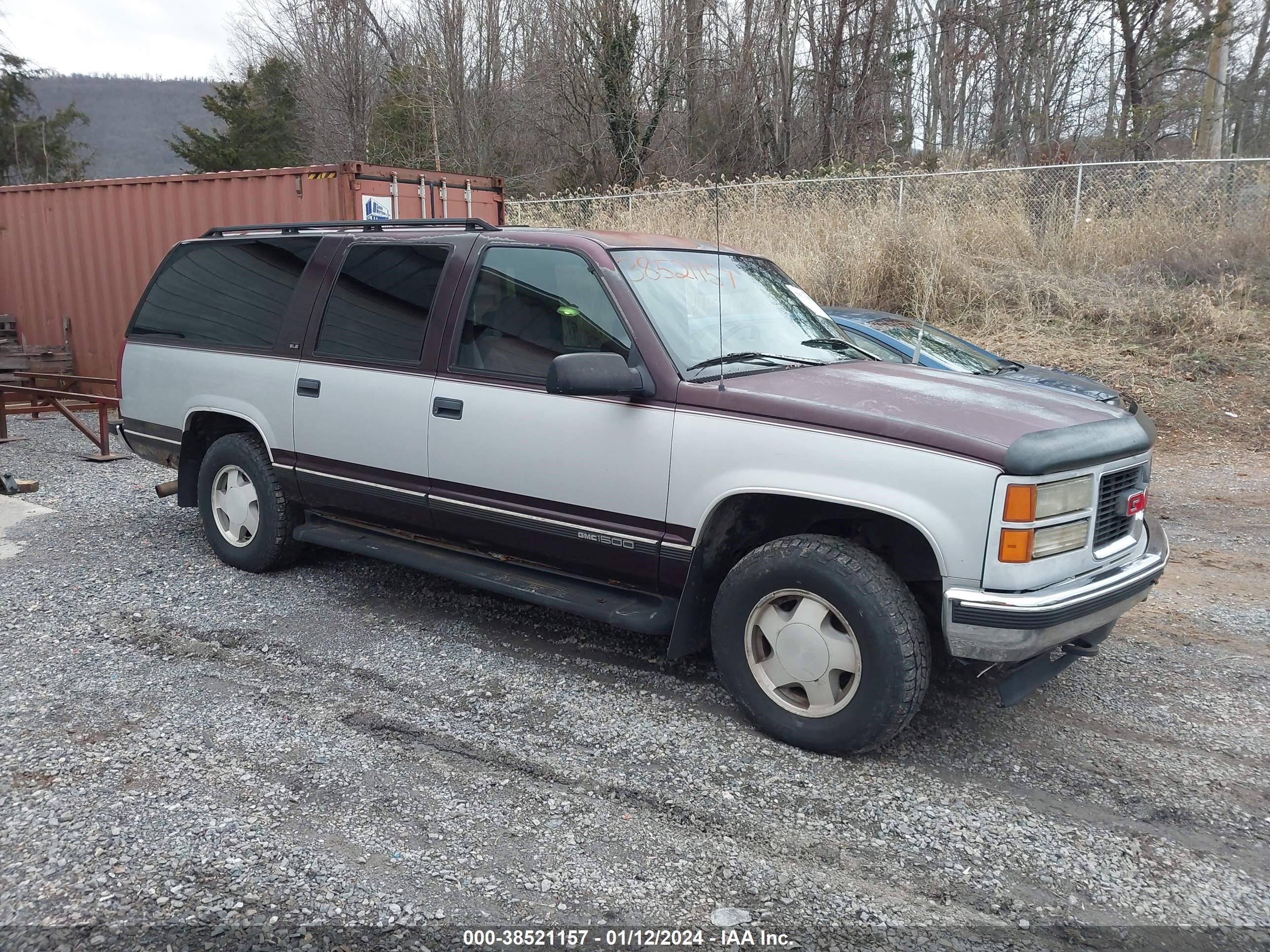 gmc suburban 1996 1gkfk16r5tj712541