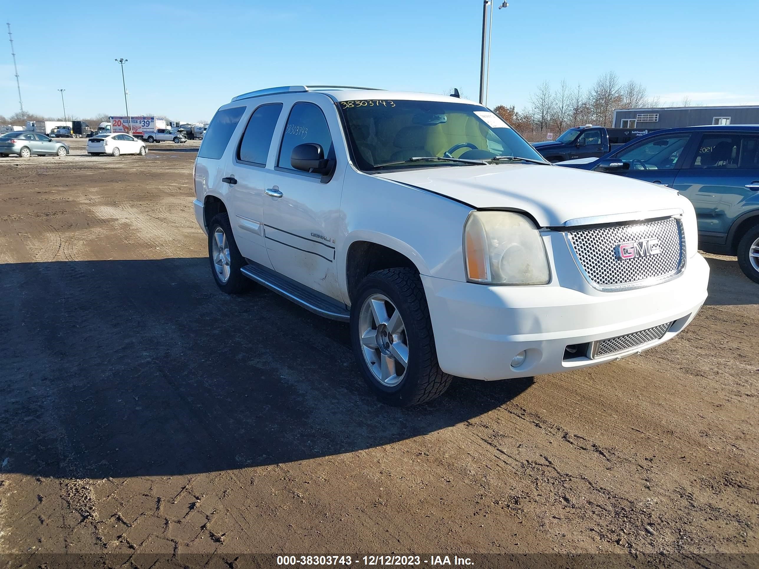 gmc yukon 2007 1gkfk63817j358371