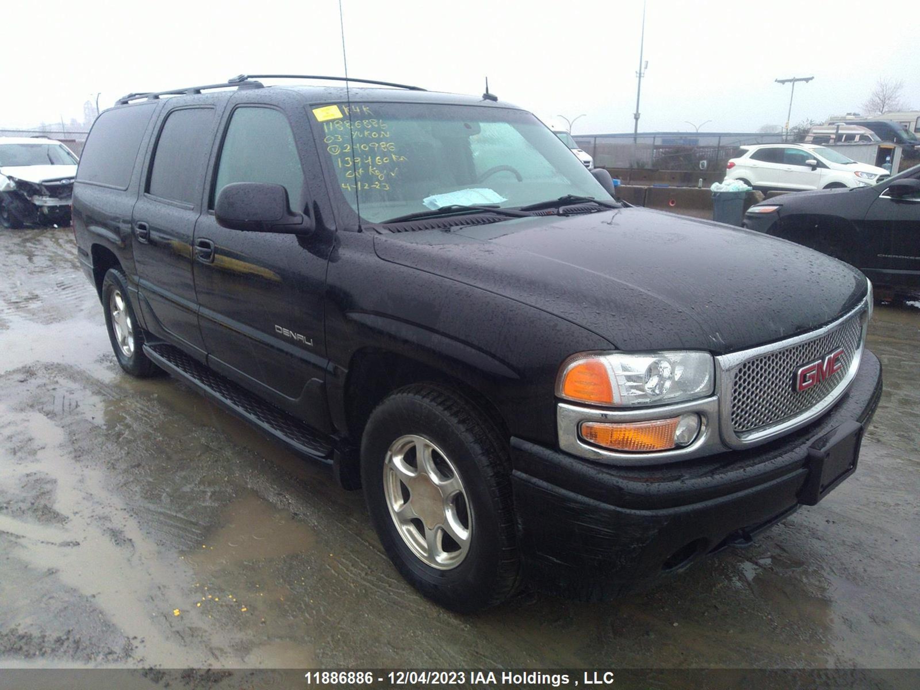 gmc yukon 2003 1gkfk66u33j240986