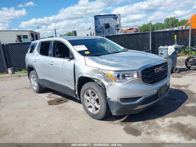 gmc acadia 2018 1gkknkla4jz134439