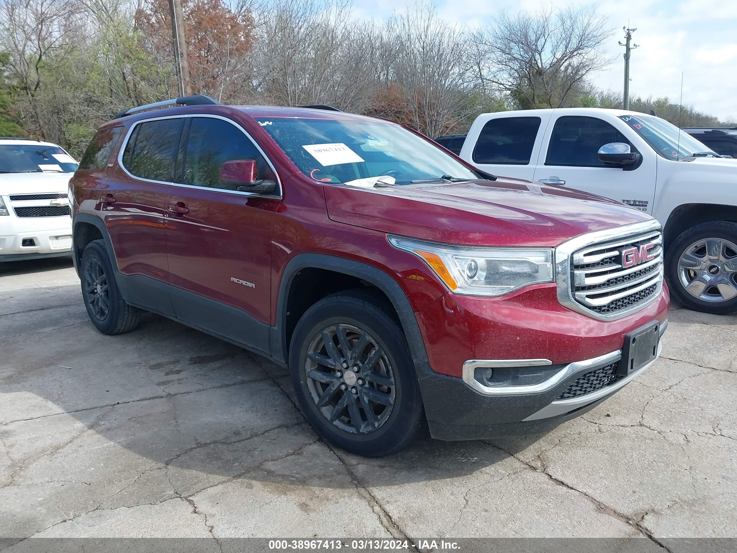 gmc acadia 2018 1gkknmls9jz180207