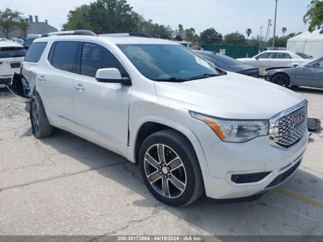 gmc acadia 2018 1gkknpls1jz200158