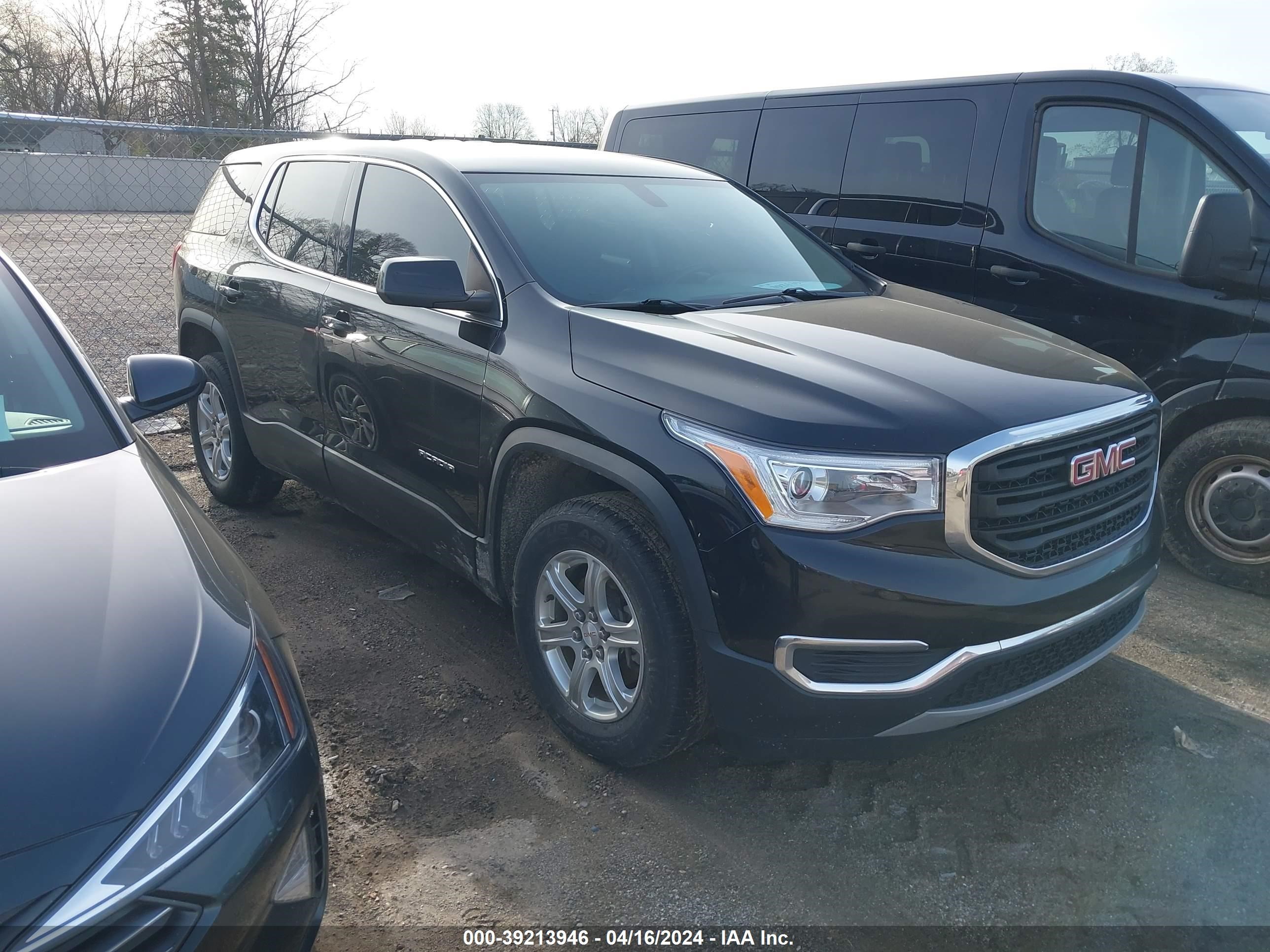 gmc acadia 2018 1gkknrla2jz109192