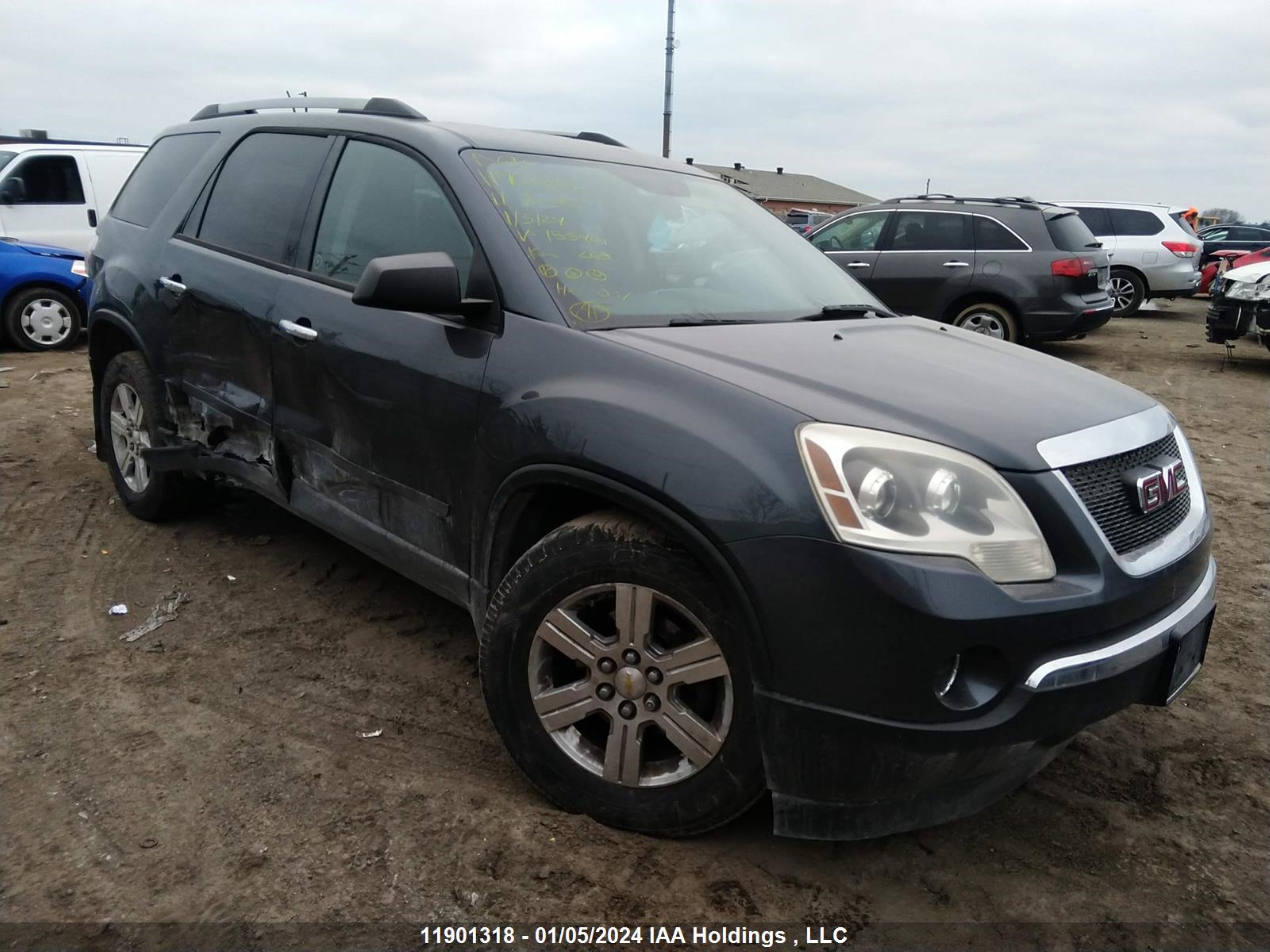 gmc acadia 2011 1gkkrned0bj155401