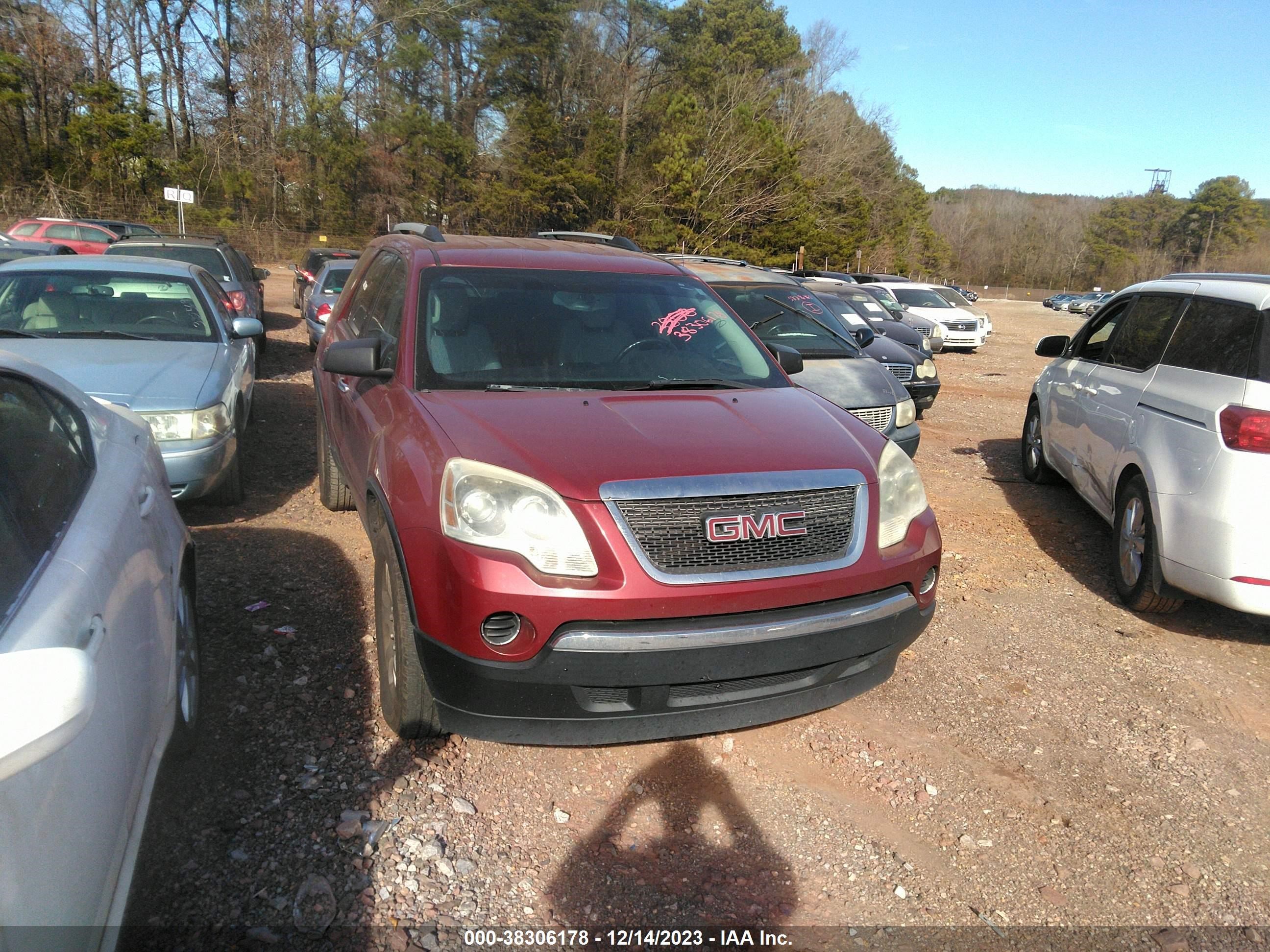 gmc acadia 2011 1gkkrned6bj282797