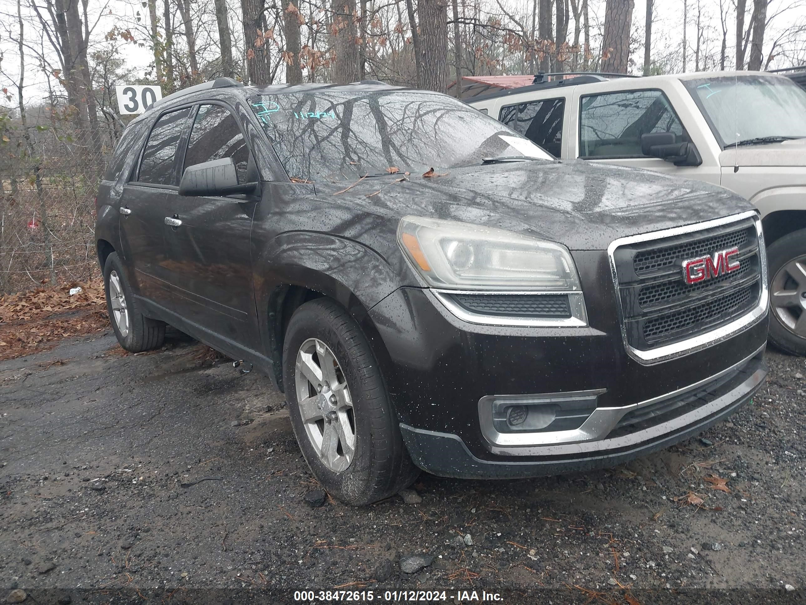 gmc acadia 2013 1gkkrpkd6dj152845