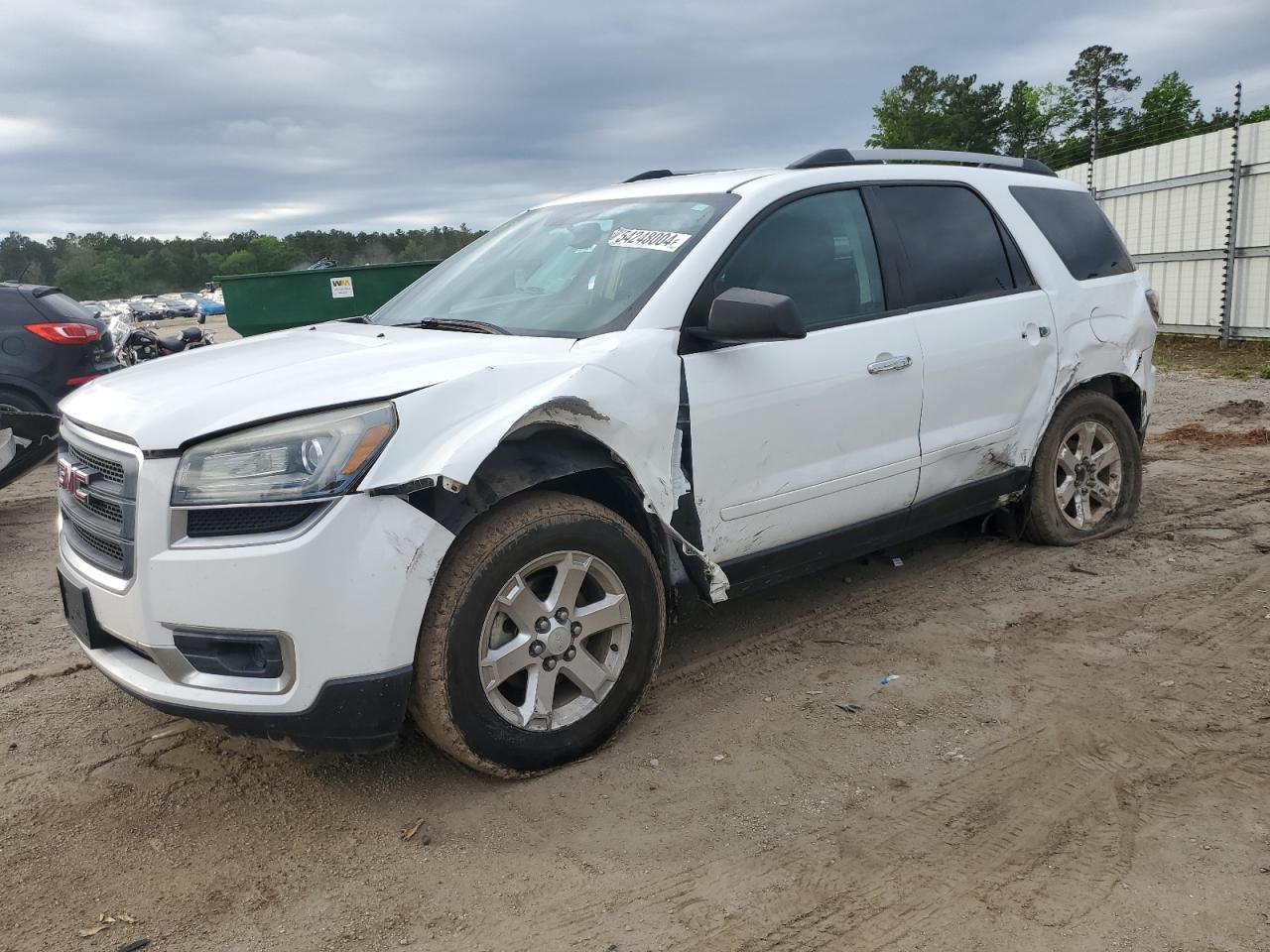 gmc acadia 2016 1gkkrpkd9gj119231