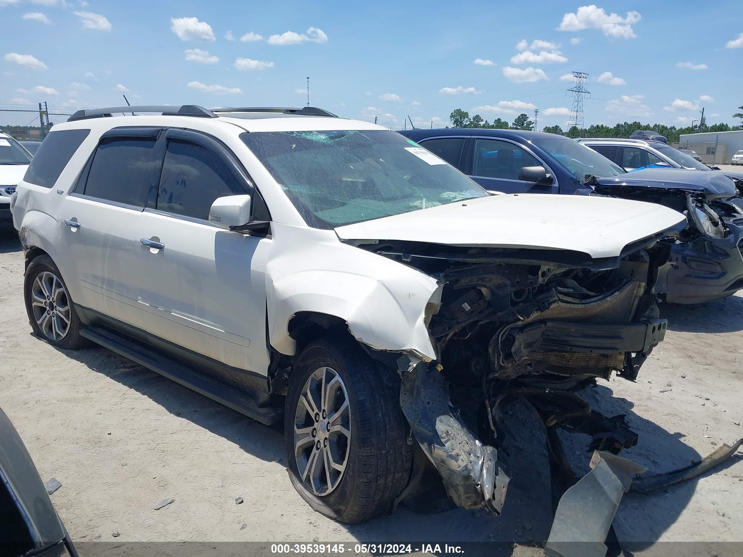 gmc acadia 2015 1gkkrrkd3fj249919