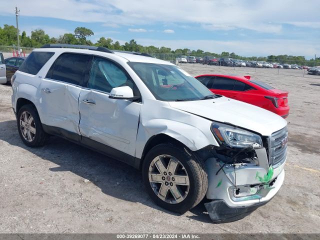 gmc acadia limited 2017 1gkkrskd4hj130321