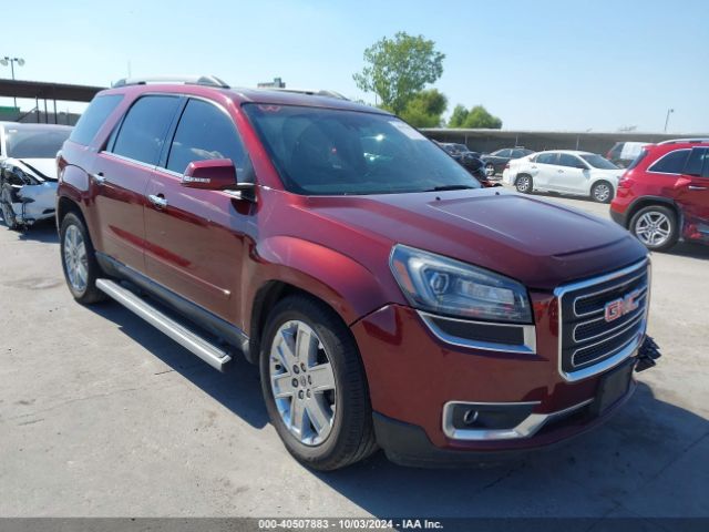 gmc acadia 2017 1gkkrskd6hj154085