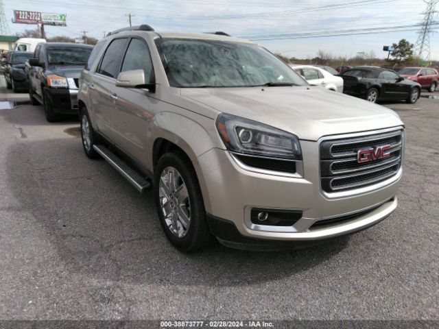 gmc acadia limited 2017 1gkkrskd8hj173902