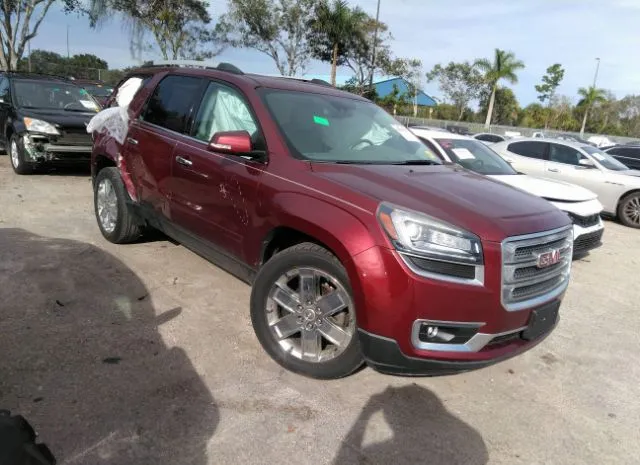 gmc acadia limited 2017 1gkkrskd9hj126216