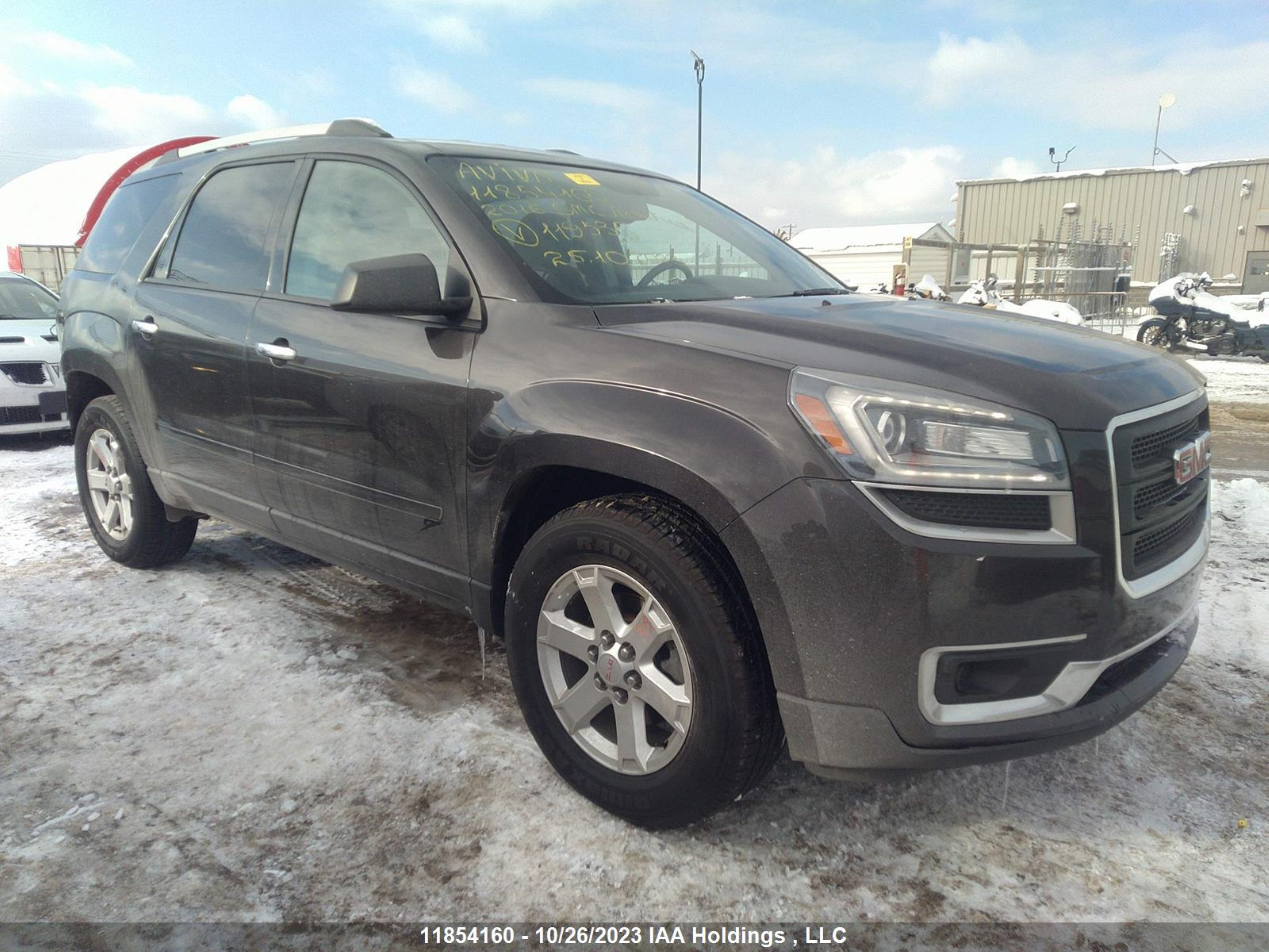 gmc acadia 2016 1gkkvned2gj119535