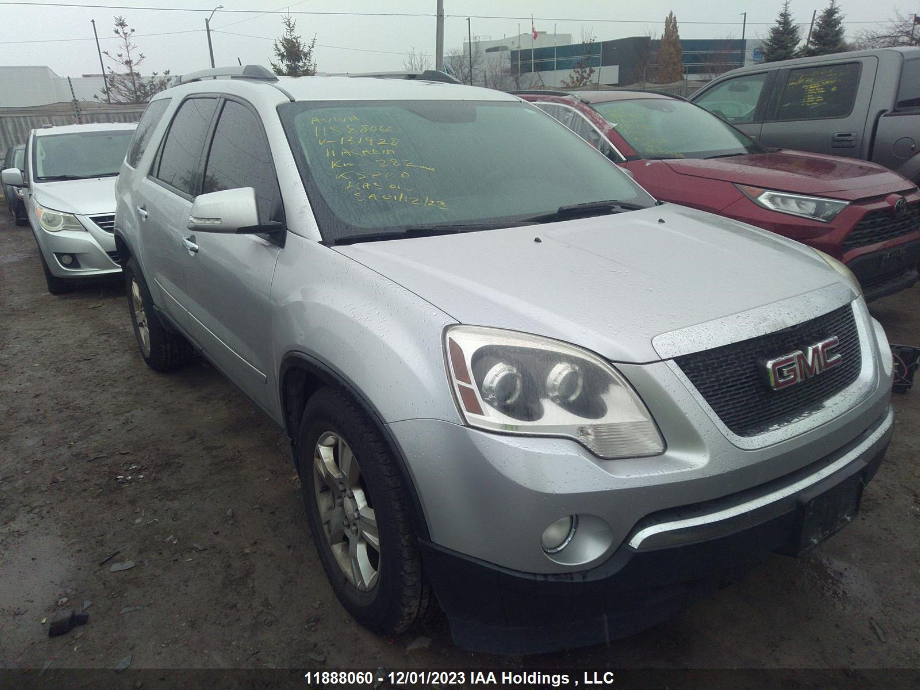 gmc acadia 2011 1gkkvped9bj131928