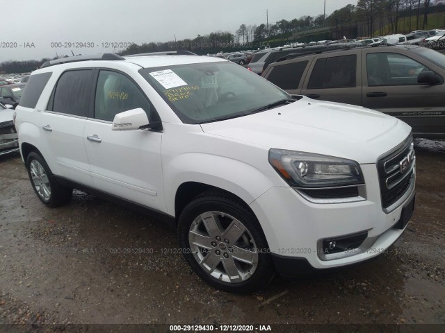 gmc acadia limited 2017 1gkkvskd2hj213421