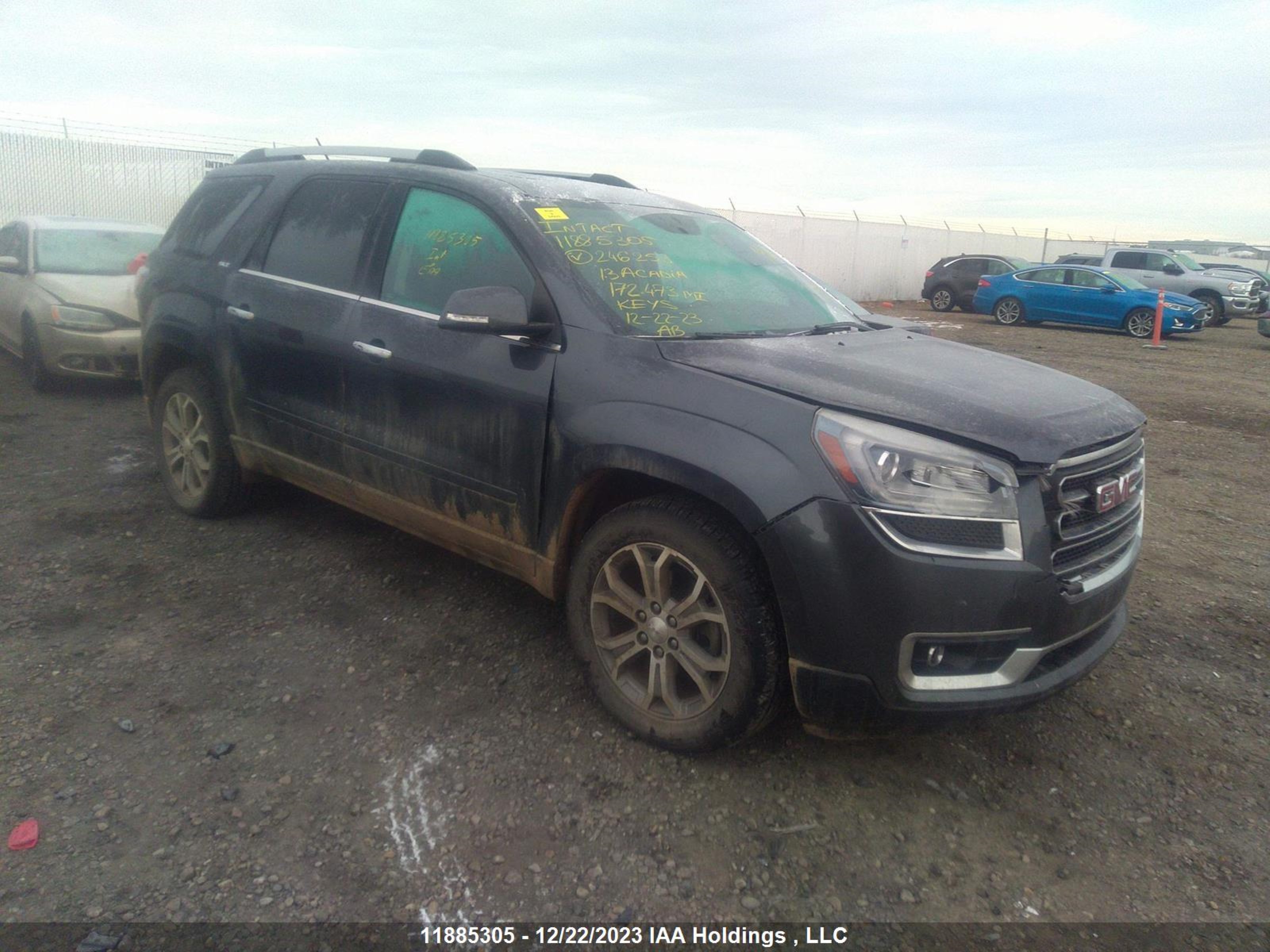 gmc acadia 2013 1gkkvskd4dj246253