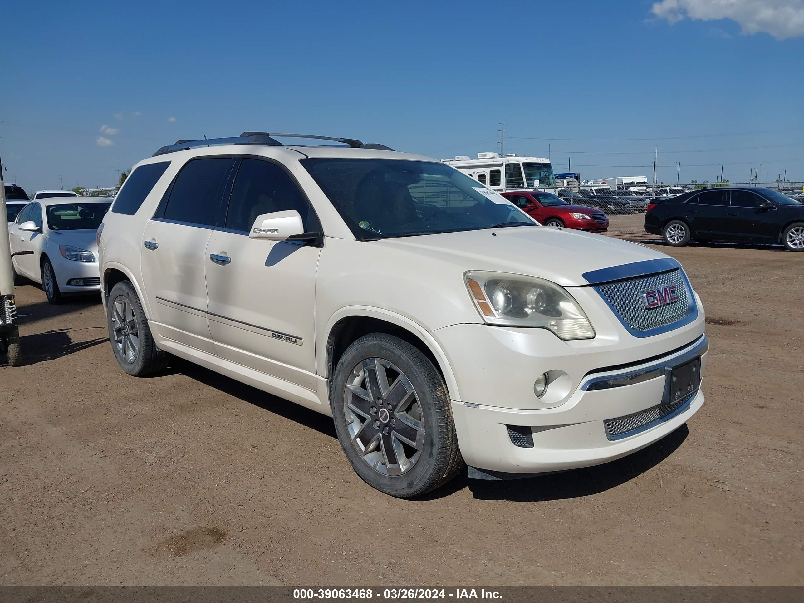 gmc acadia 2012 1gkkvted6cj397854