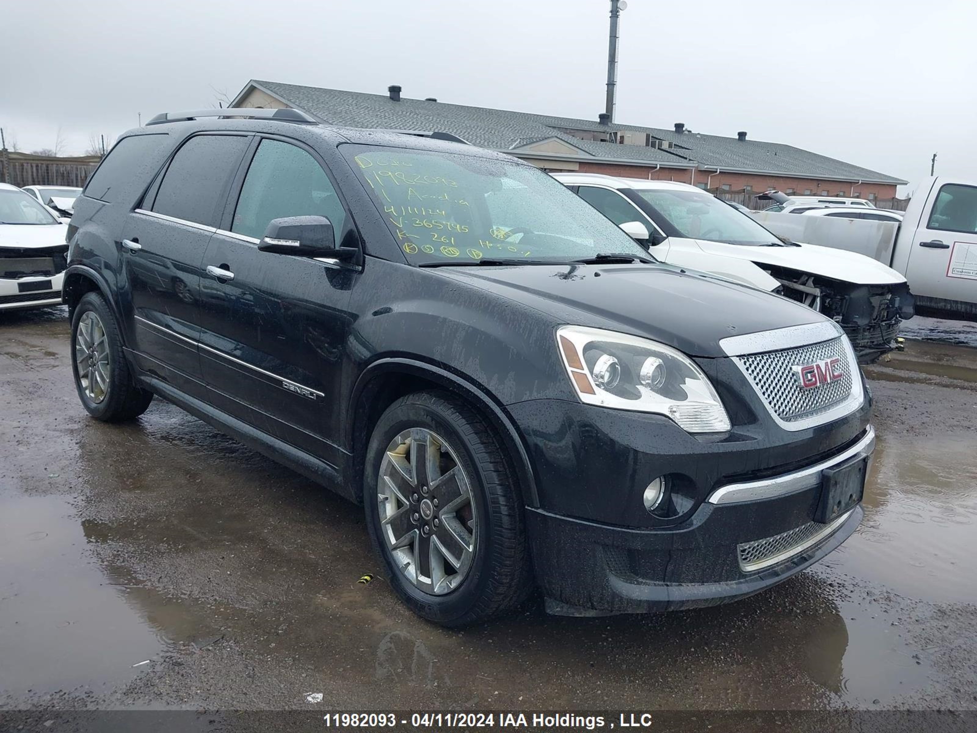 gmc acadia 2011 1gkkvted8bj365745