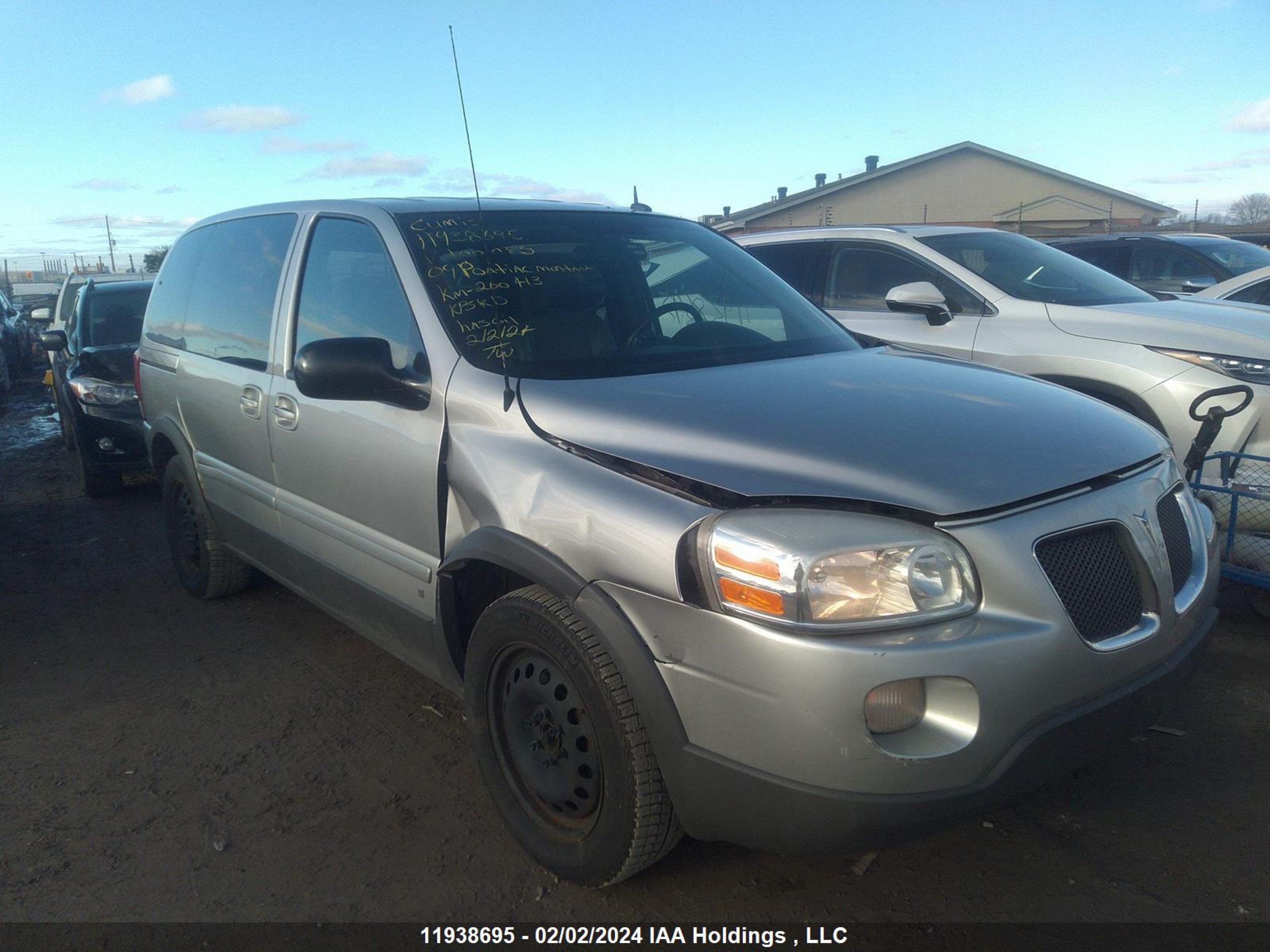 pontiac trans-sport 2009 1gmdu03139d100055