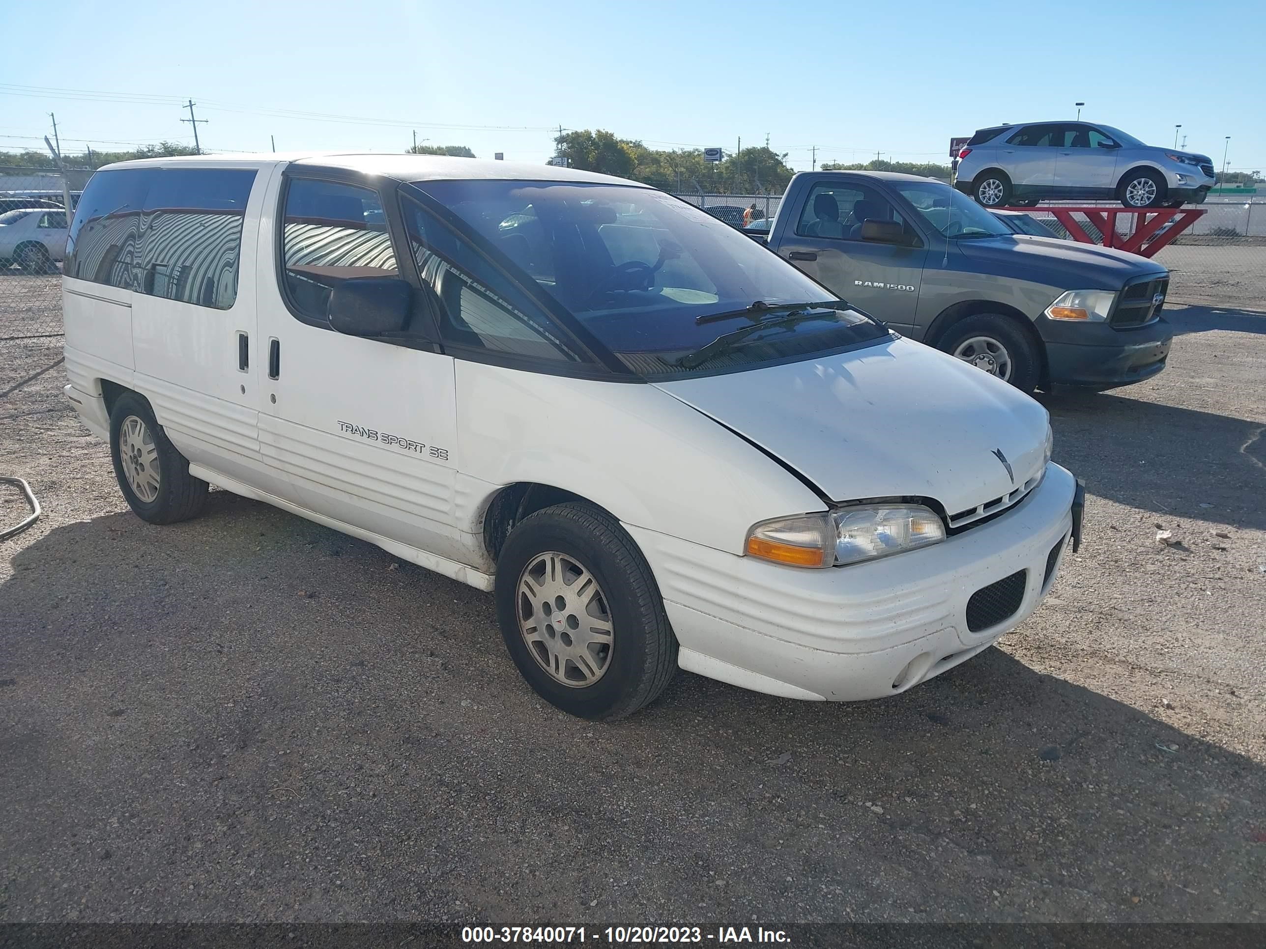 pontiac trans sport 1995 1gmdu06d7st223908