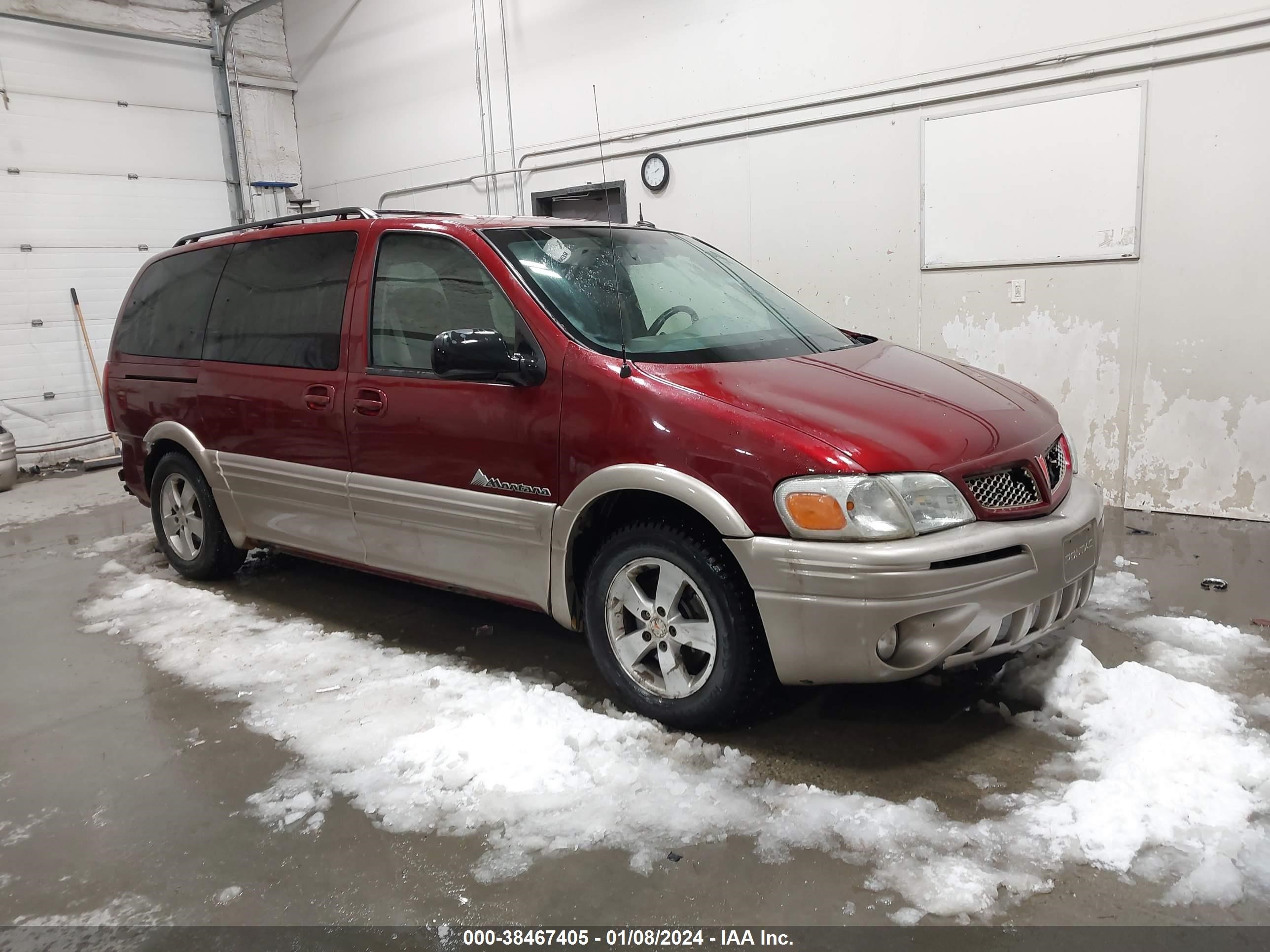 pontiac montana 2003 1gmdv03e43d322224